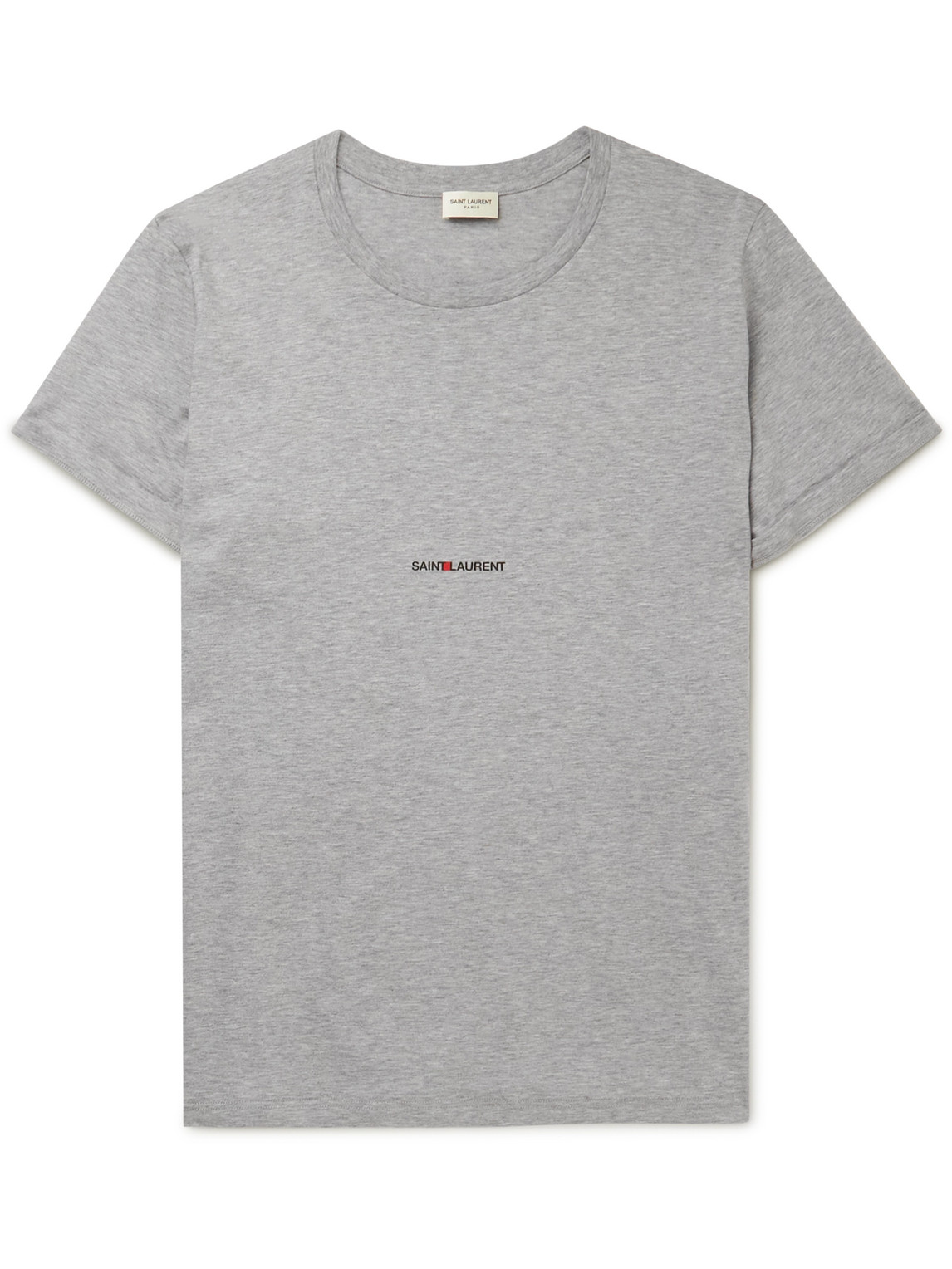 SAINT LAURENT Slim-Fit Logo-Print Cotton-Jersey T-Shirt