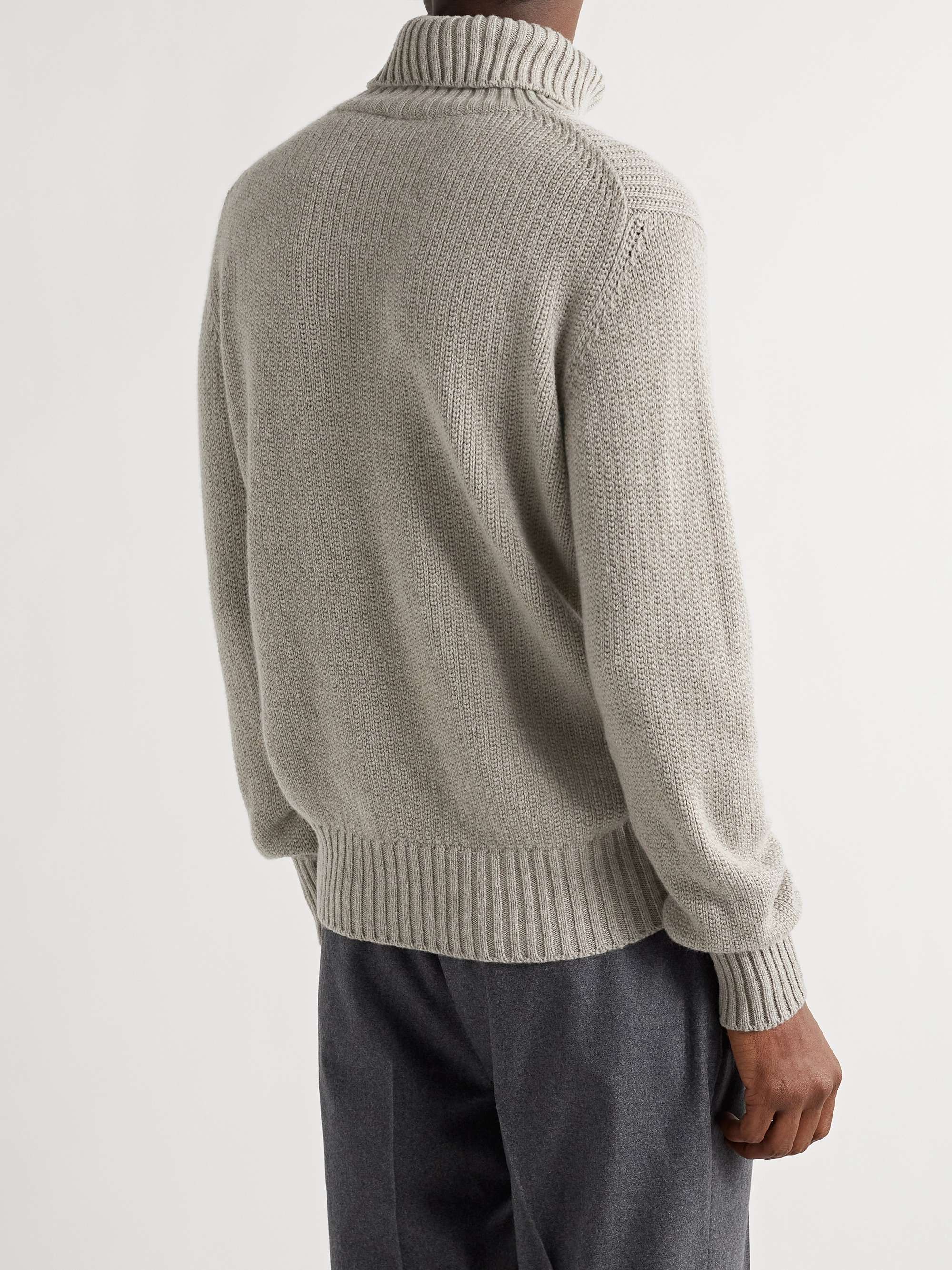 STÒFFA Ribbed Cashmere Rollneck Sweater