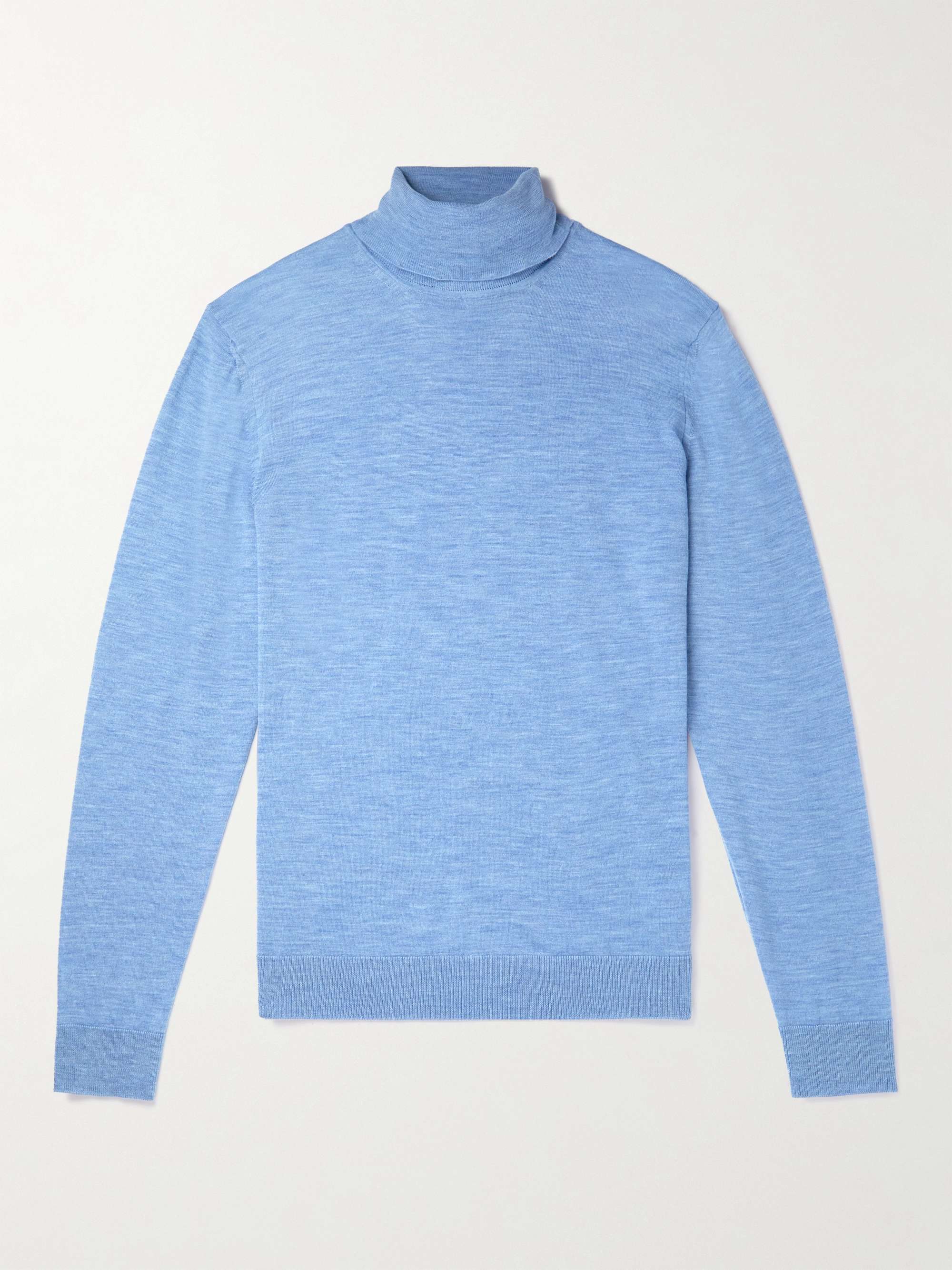 MR P. Slim-Fit Merino Wool Rollneck Sweater