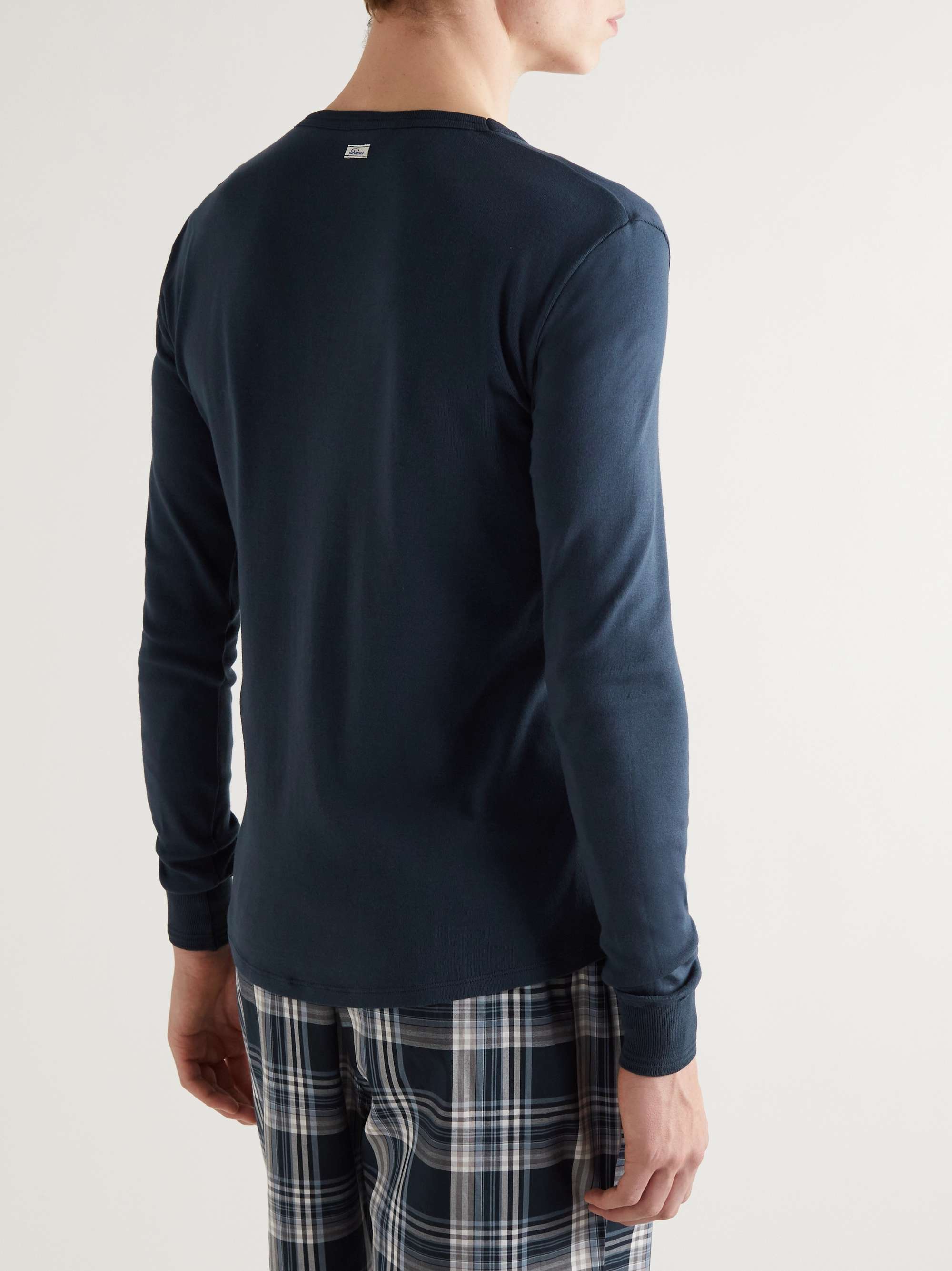 SCHIESSER Slim-Fit Cotton-Jersey Pyjama T-Shirt