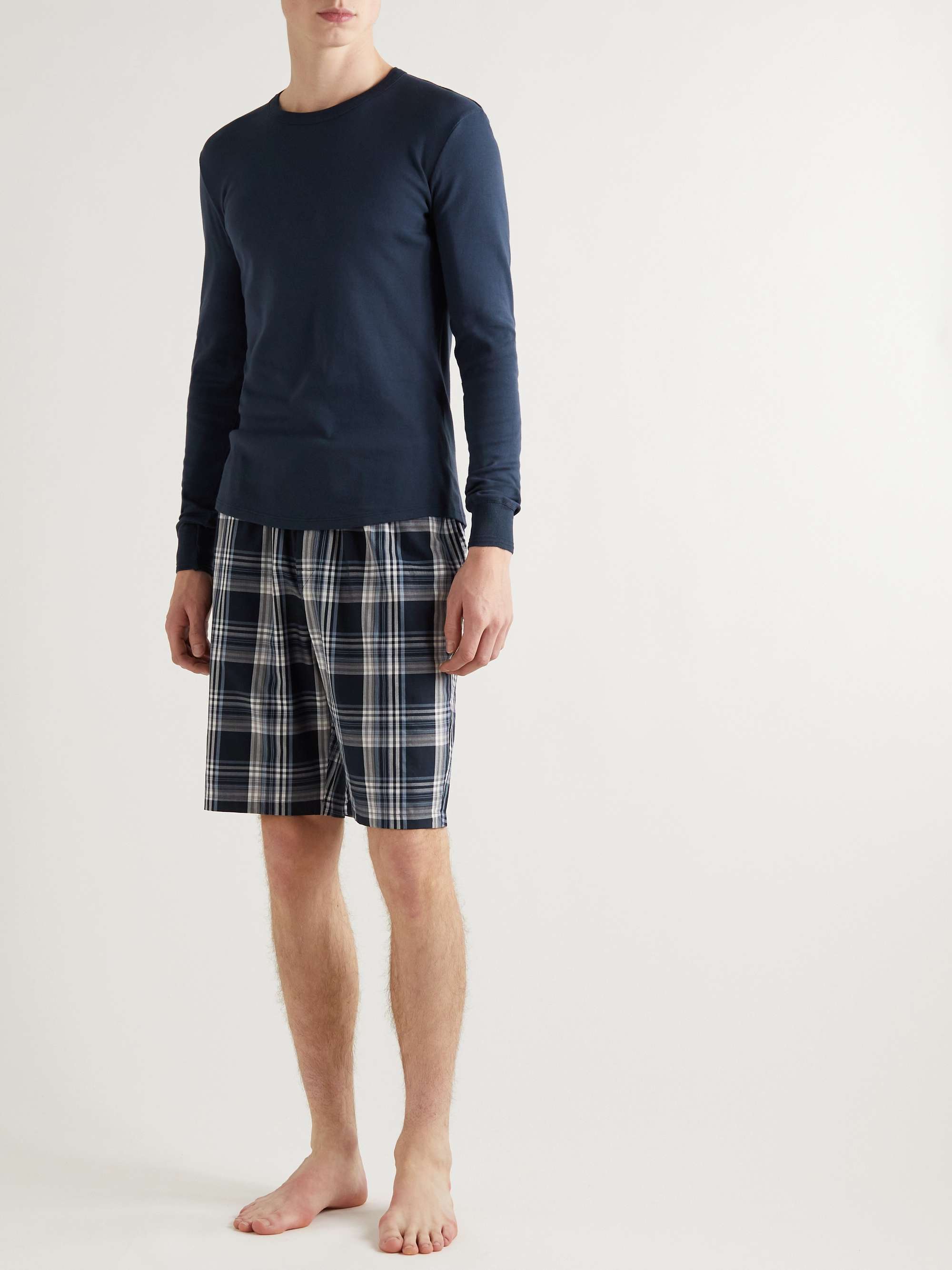 SCHIESSER Slim-Fit Cotton-Jersey Pyjama T-Shirt