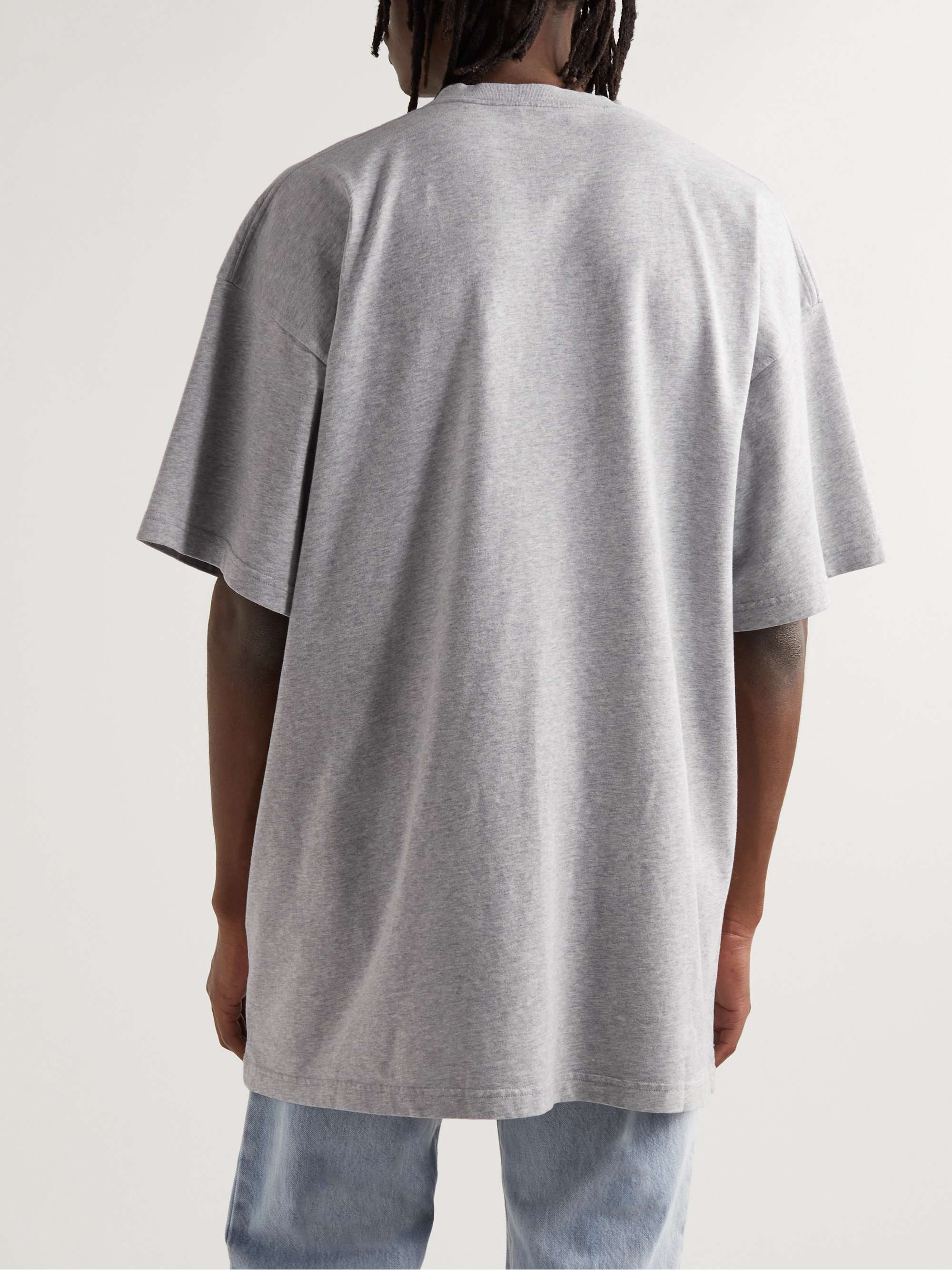 BALENCIAGA Oversized Logo-Print Cotton-Jersey T-Shirt