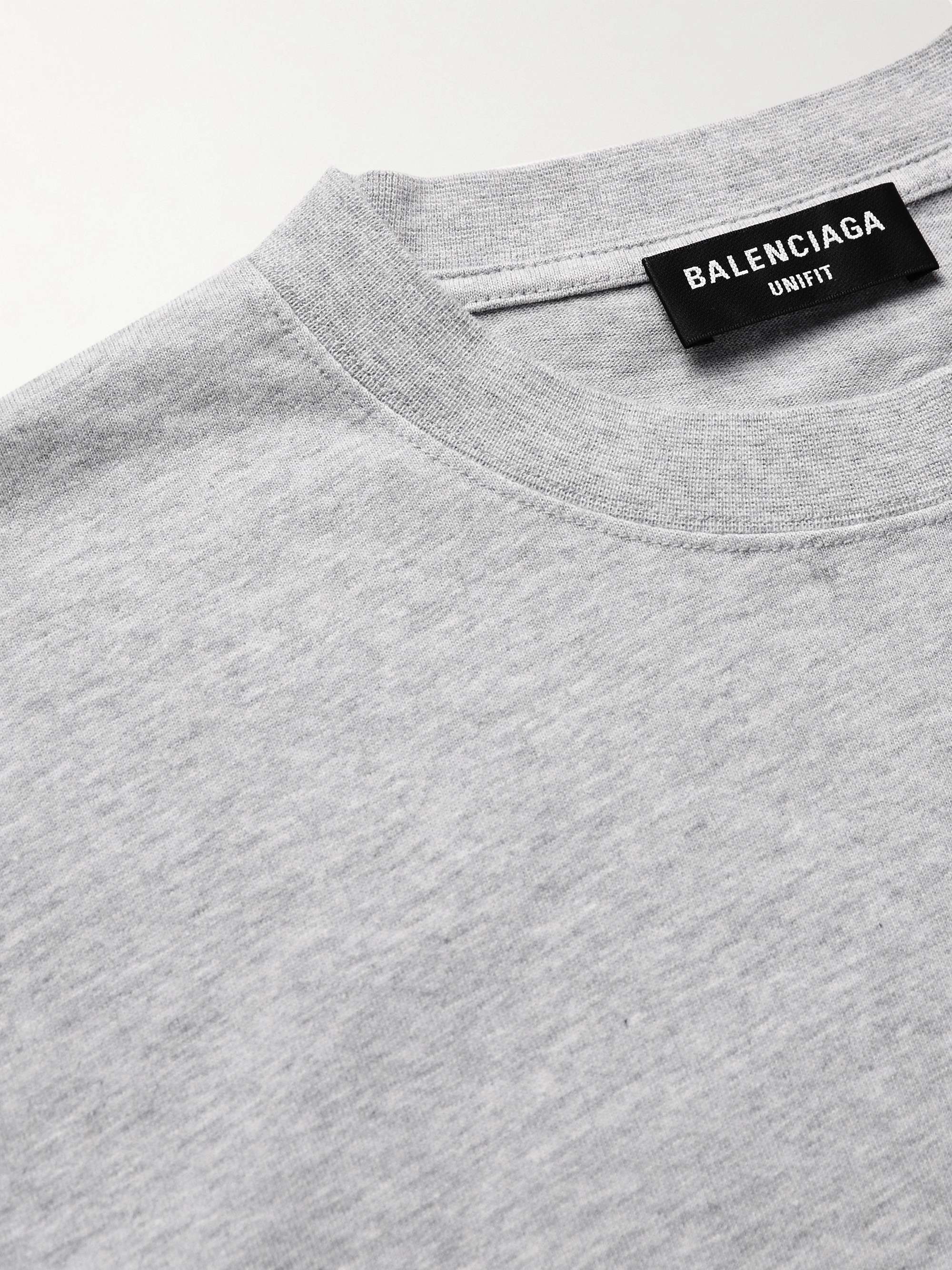 BALENCIAGA Oversized Logo-Print Cotton-Jersey T-Shirt