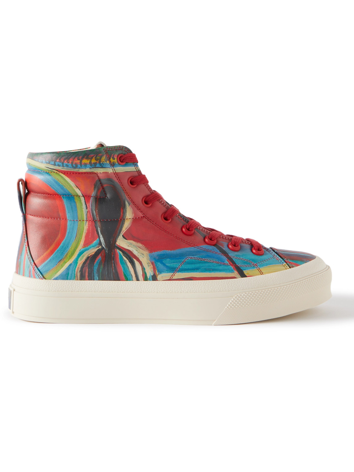 Givenchy Josh Smith Printed Leather High-Top Sneakers