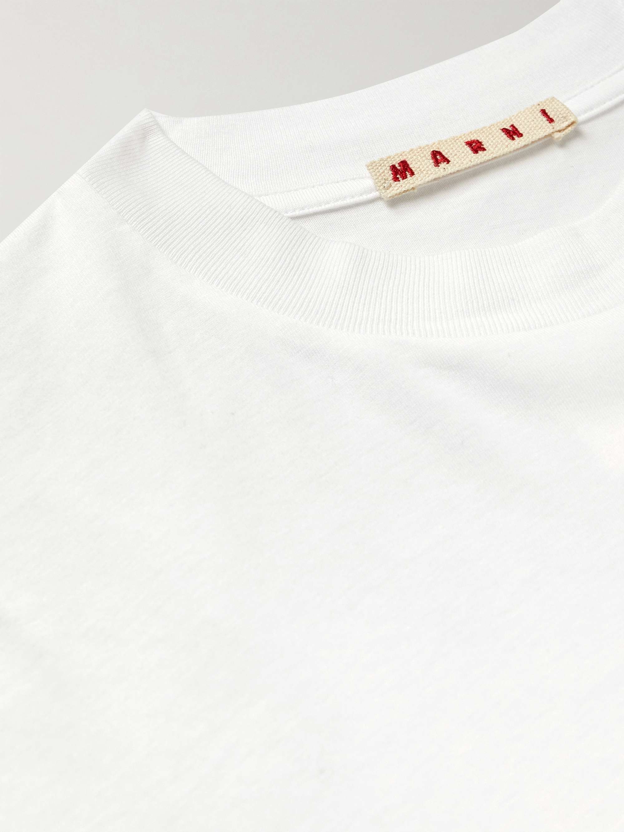MARNI Floral-Print Cotton-Jersey T-Shirt