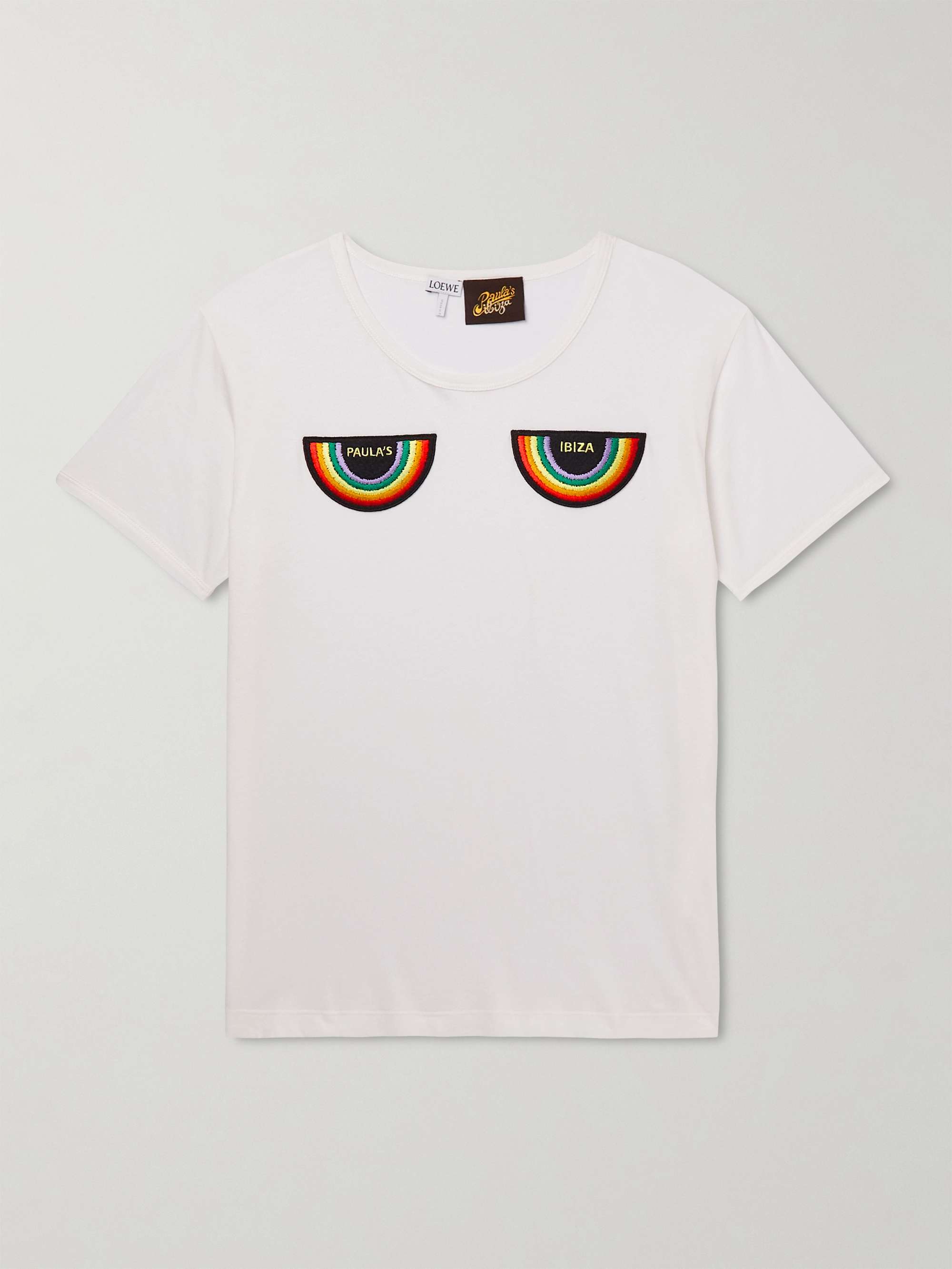 LOEWE + Paula's Ibiza Slim-Fit Logo-Appliquéd Cotton-Jersey T-Shirt
