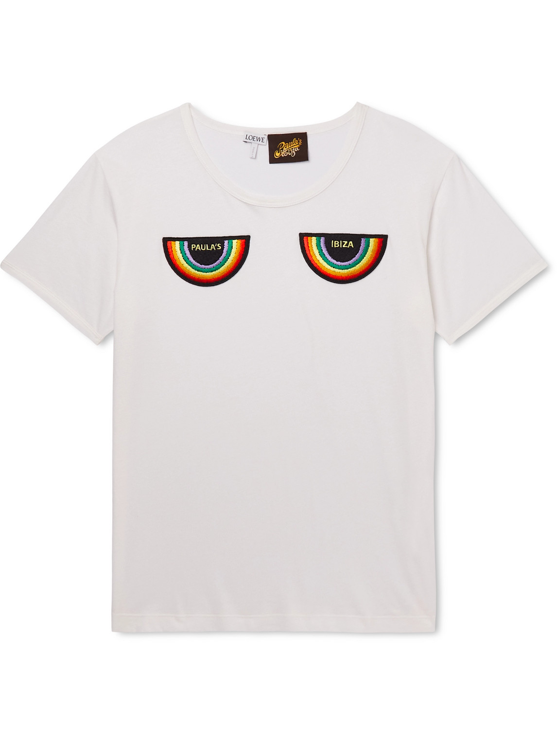 Paula's Ibiza Slim-Fit Logo-Appliquéd Cotton-Jersey T-Shirt