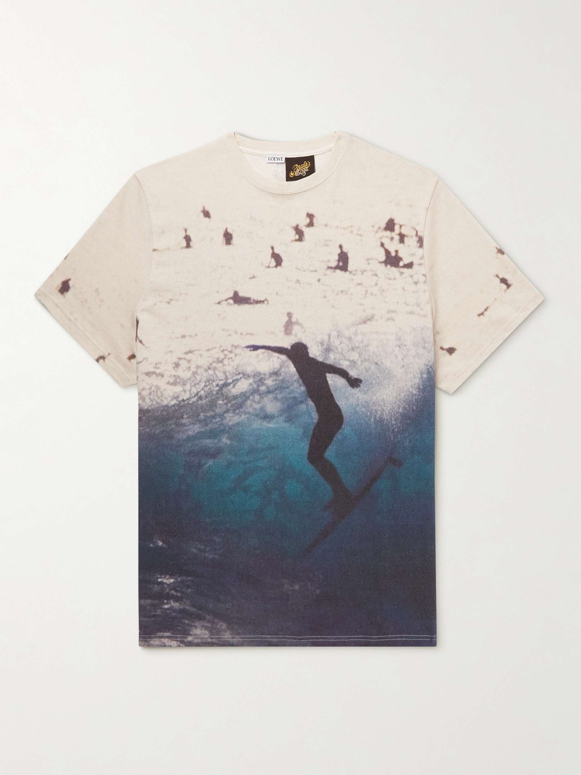 LOEWE + Paula's Ibiza Oversized Printed Cotton-Jersey T-Shirt