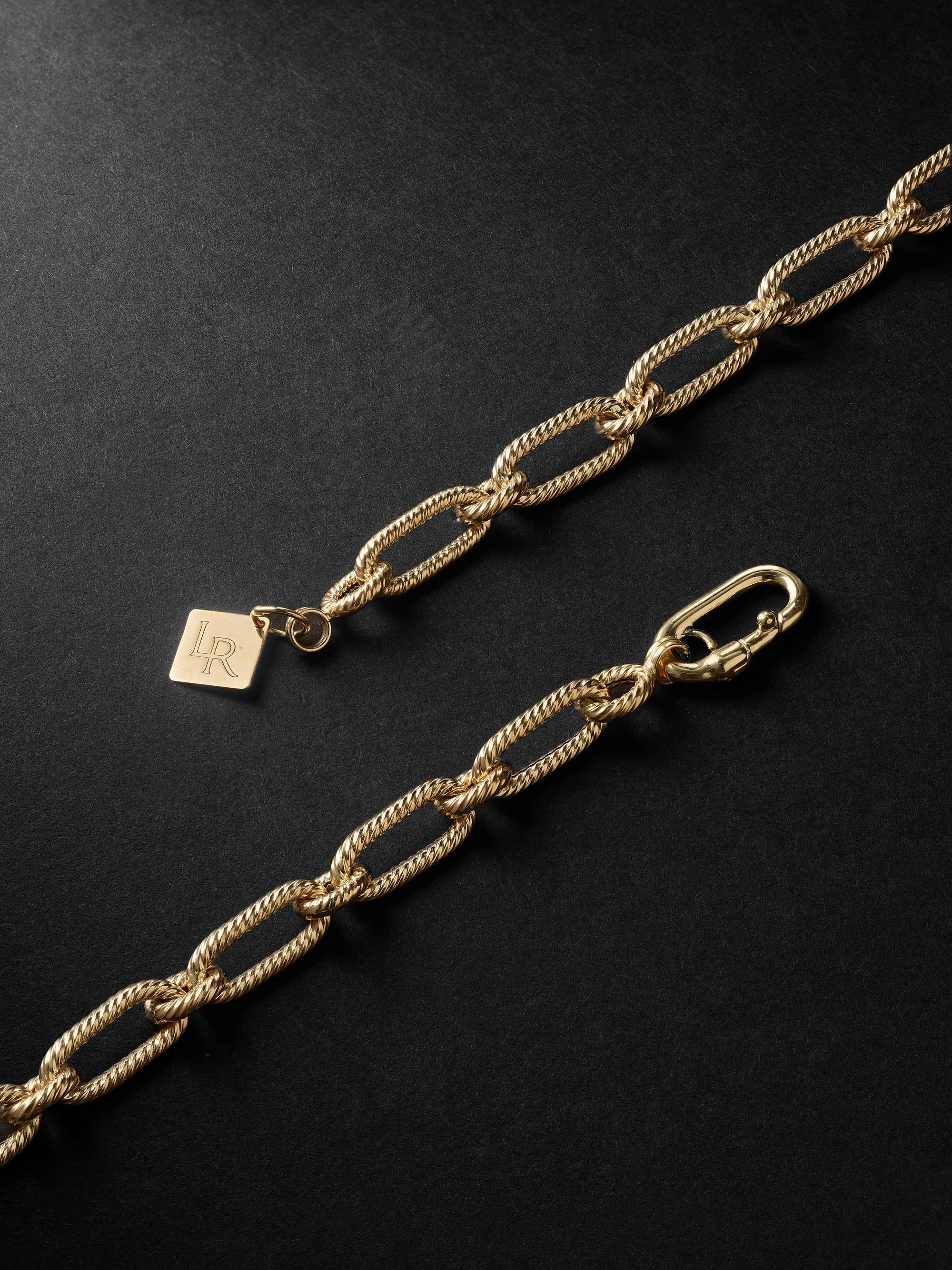 LAUREN RUBINSKI Gold and Enamel Pendant Necklace
