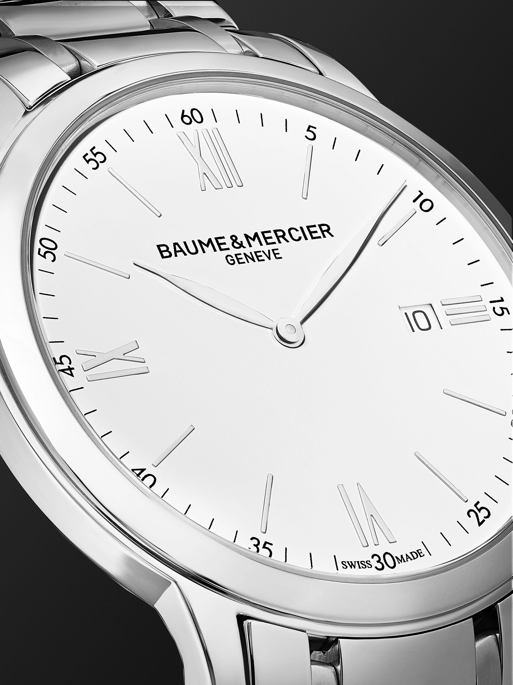 BAUME & MERCIER Classima 42mm Stainless Steel Watch, Ref. No. 10526