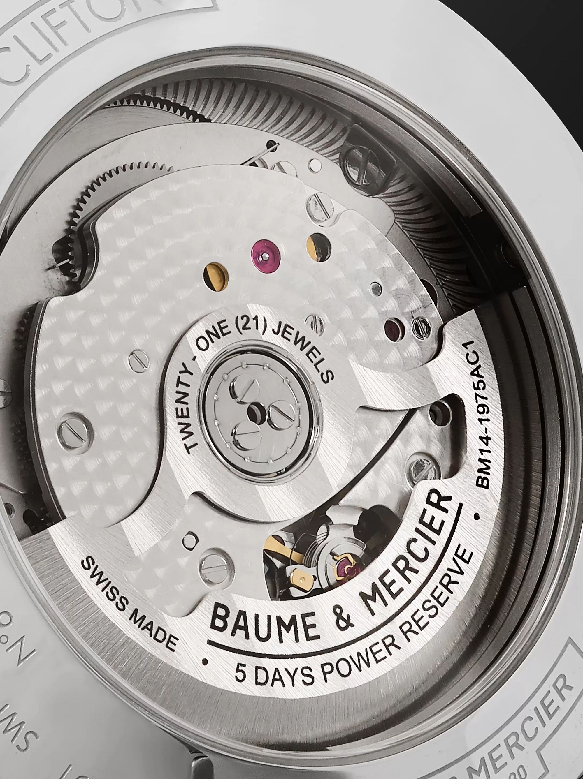 BAUME & MERCIER Clifton Baumatic Automatic Moon-Phase 42mm Stainless Steel Watch, Ref. No. M0A10552