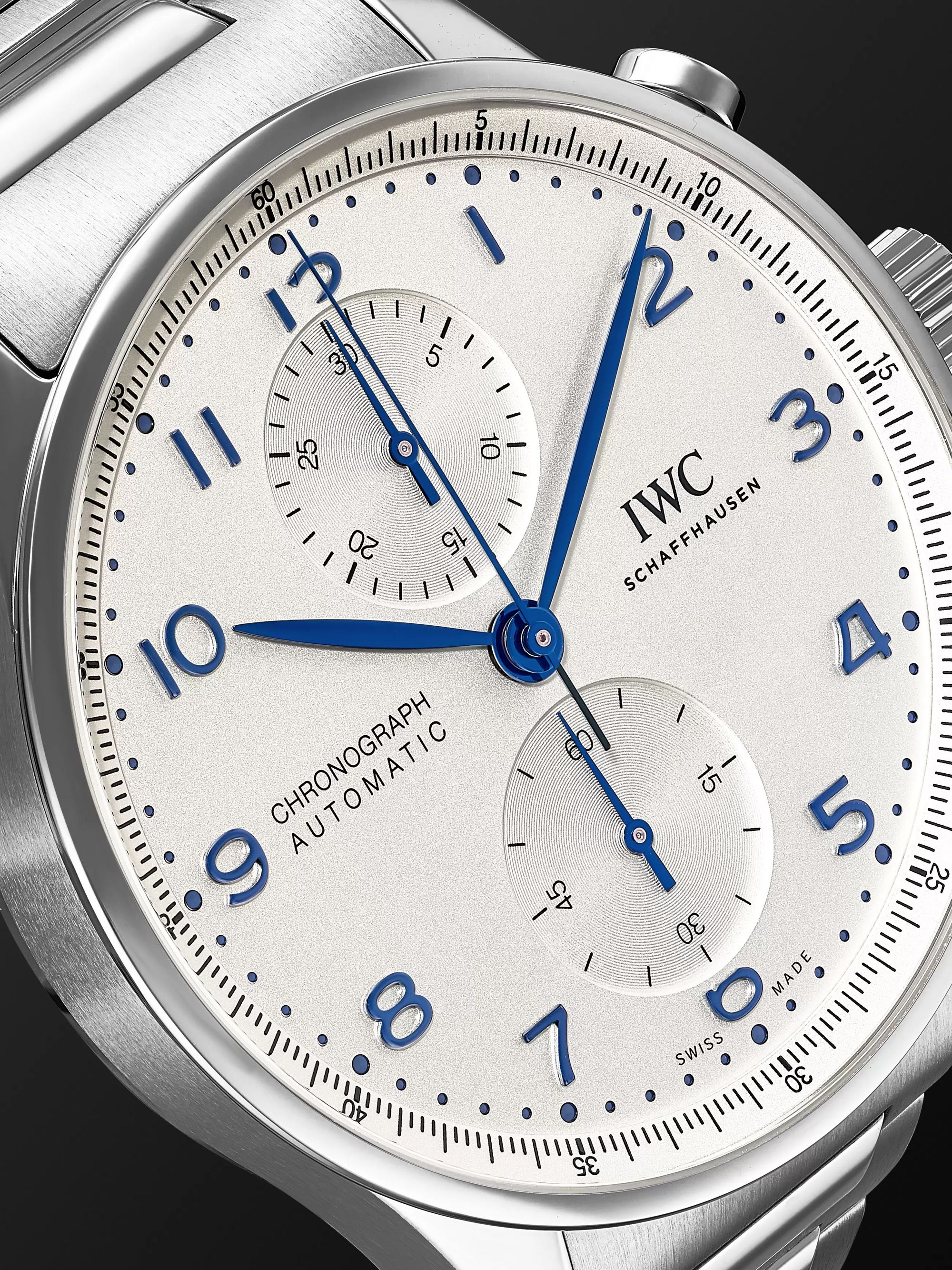 IWC SCHAFFHAUSEN Portugieser Chronograph 41mm Stainless Steel Watch, Ref. No. IW371617