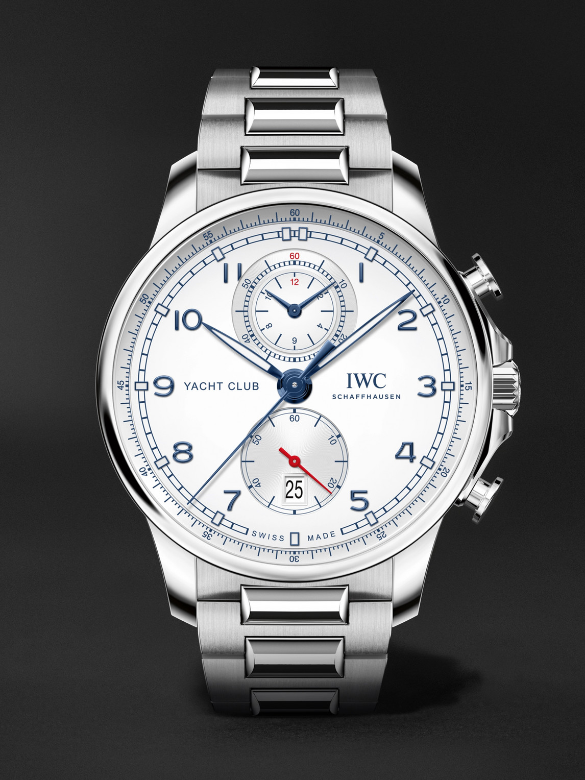 Portugieser Yacht Club Automatic Chronograph 44.6mm Stainless Steel Watch, Ref. No. IW390702