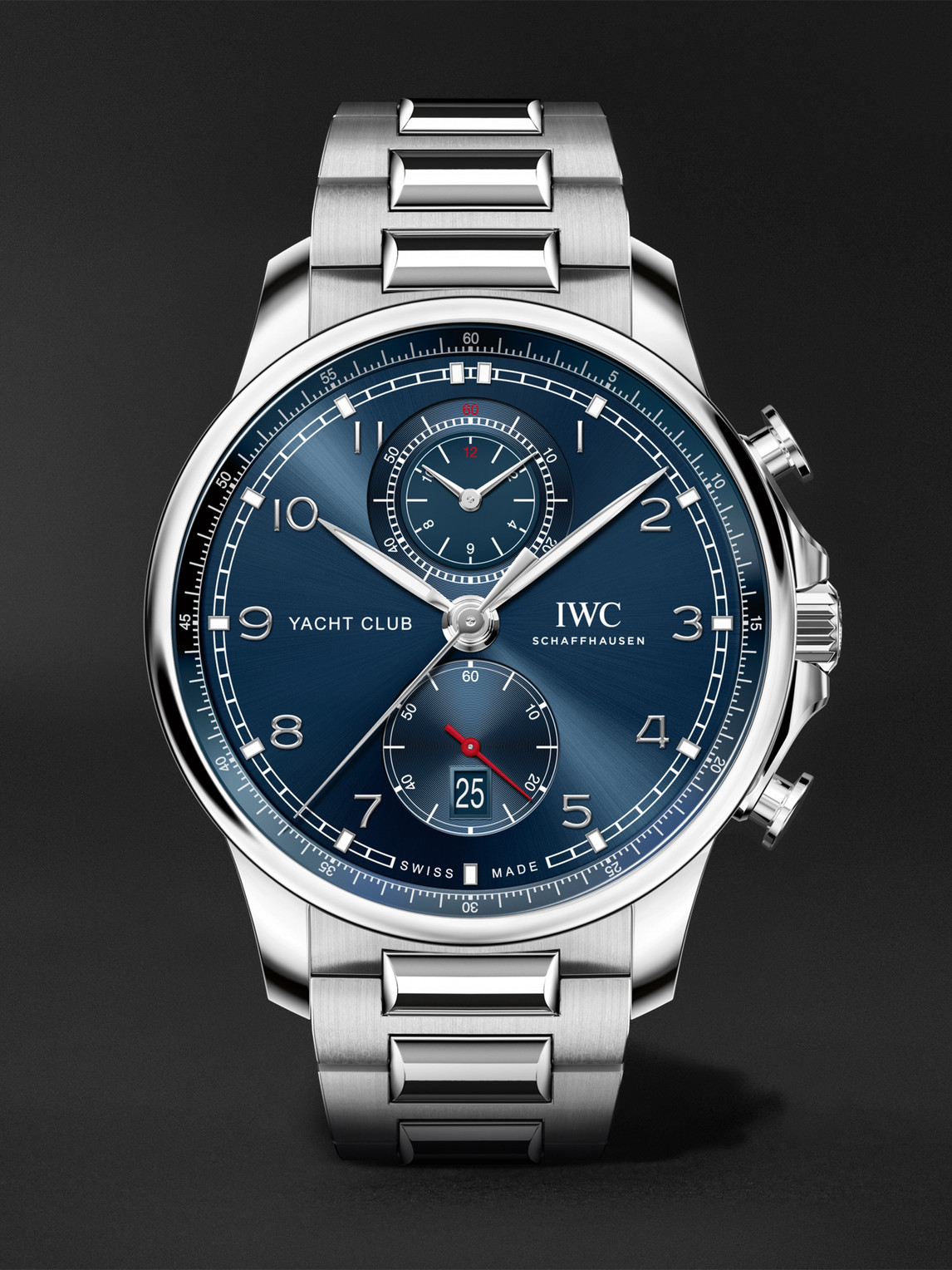 Portugieser Yacht Club Automatic Chronograph 44.6mm Stainless Steel Watch, Ref. No. IW390701