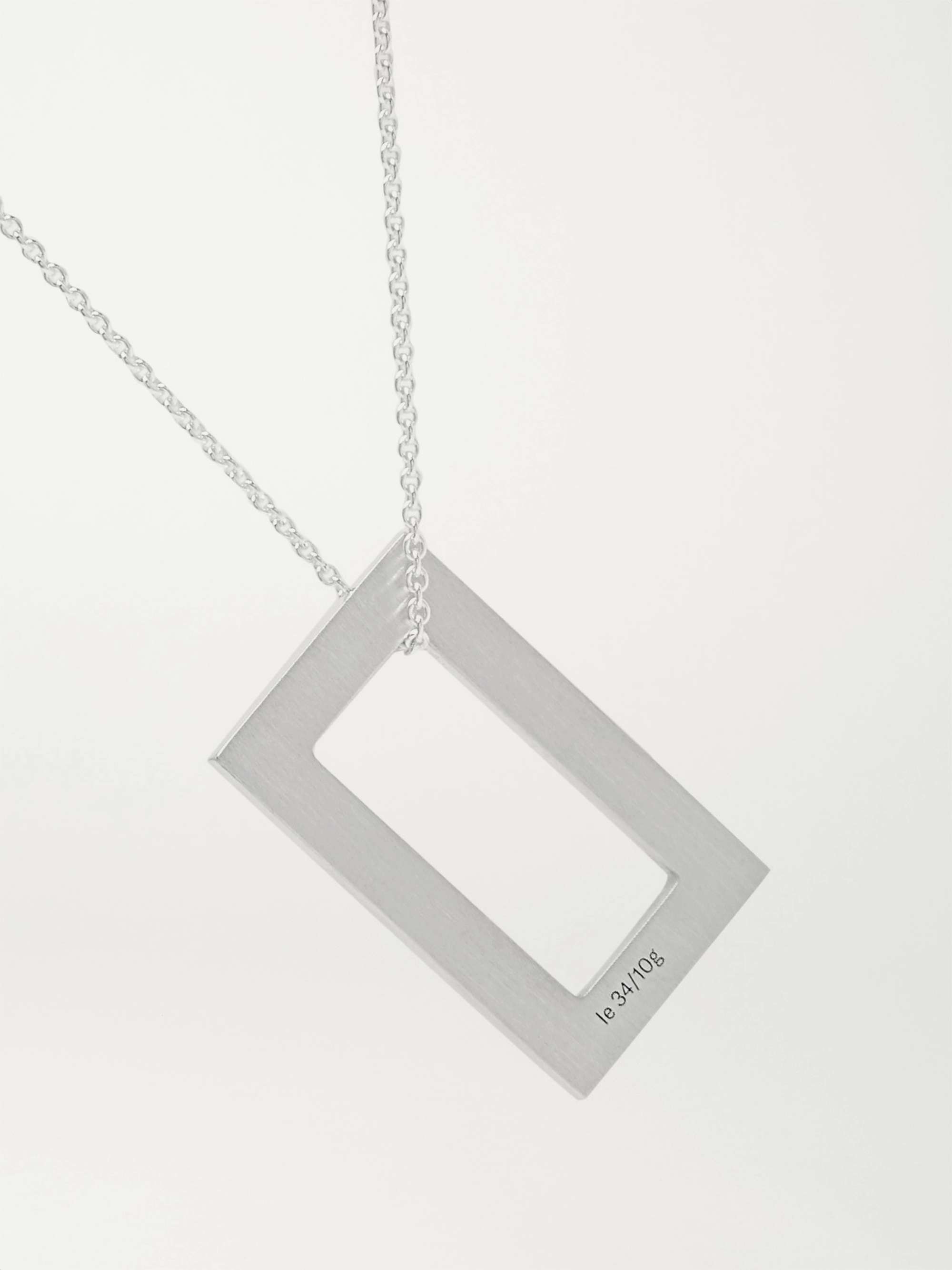 LE GRAMME 34/10ths Sterling Silver Necklace