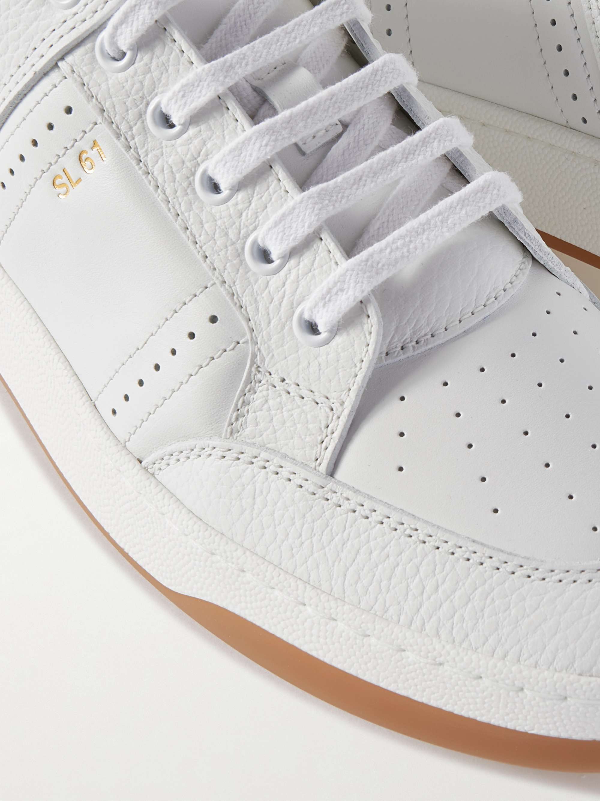 SL/61 Perforated Leather Sneakers