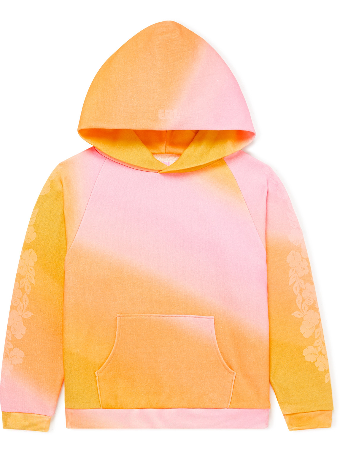 ERL Kids Ombré Printed Cotton-Blend Jersey Hoodie