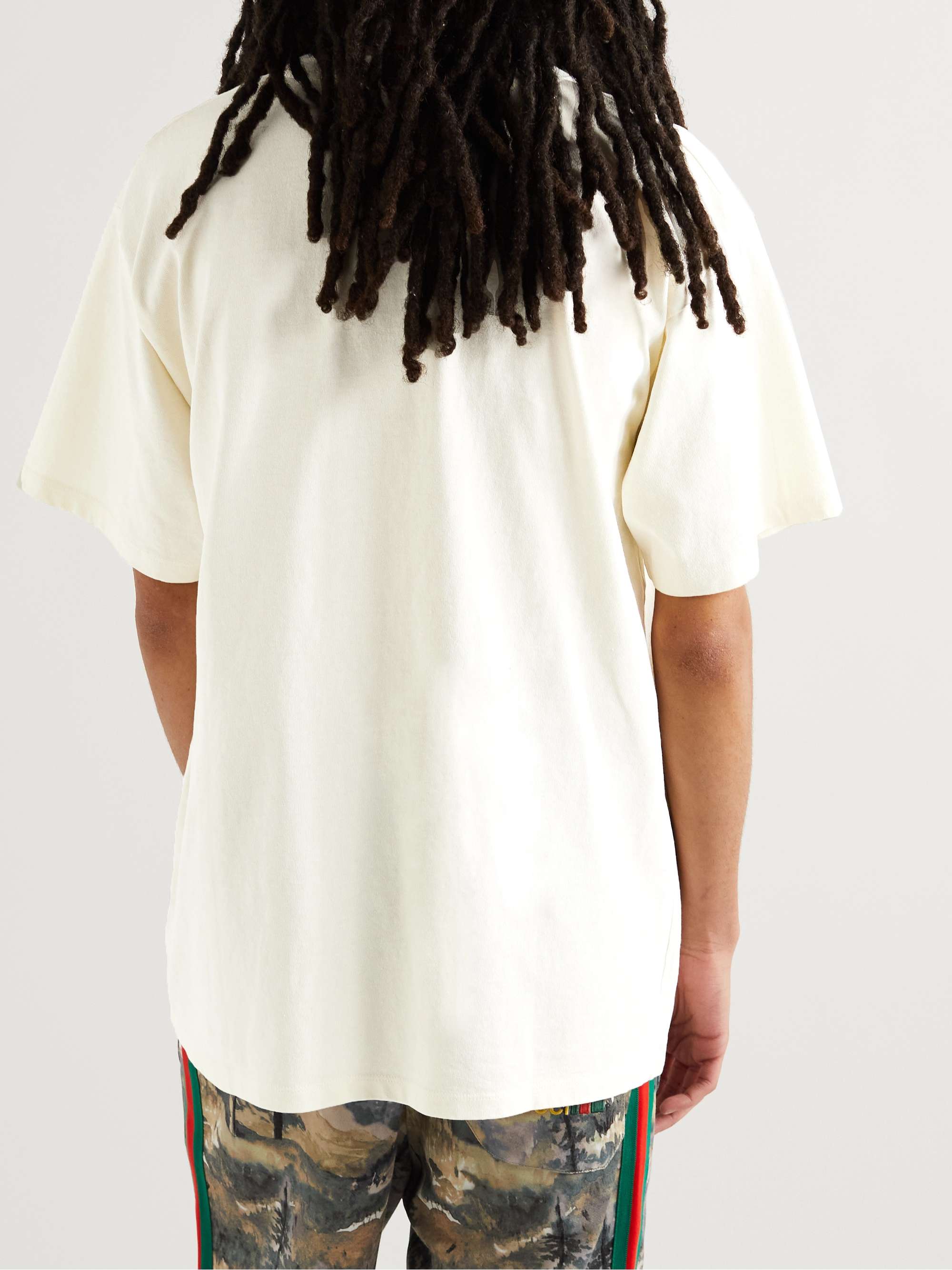 GUCCI + The North Face Logo-Print Cotton-Jersey T-Shirt