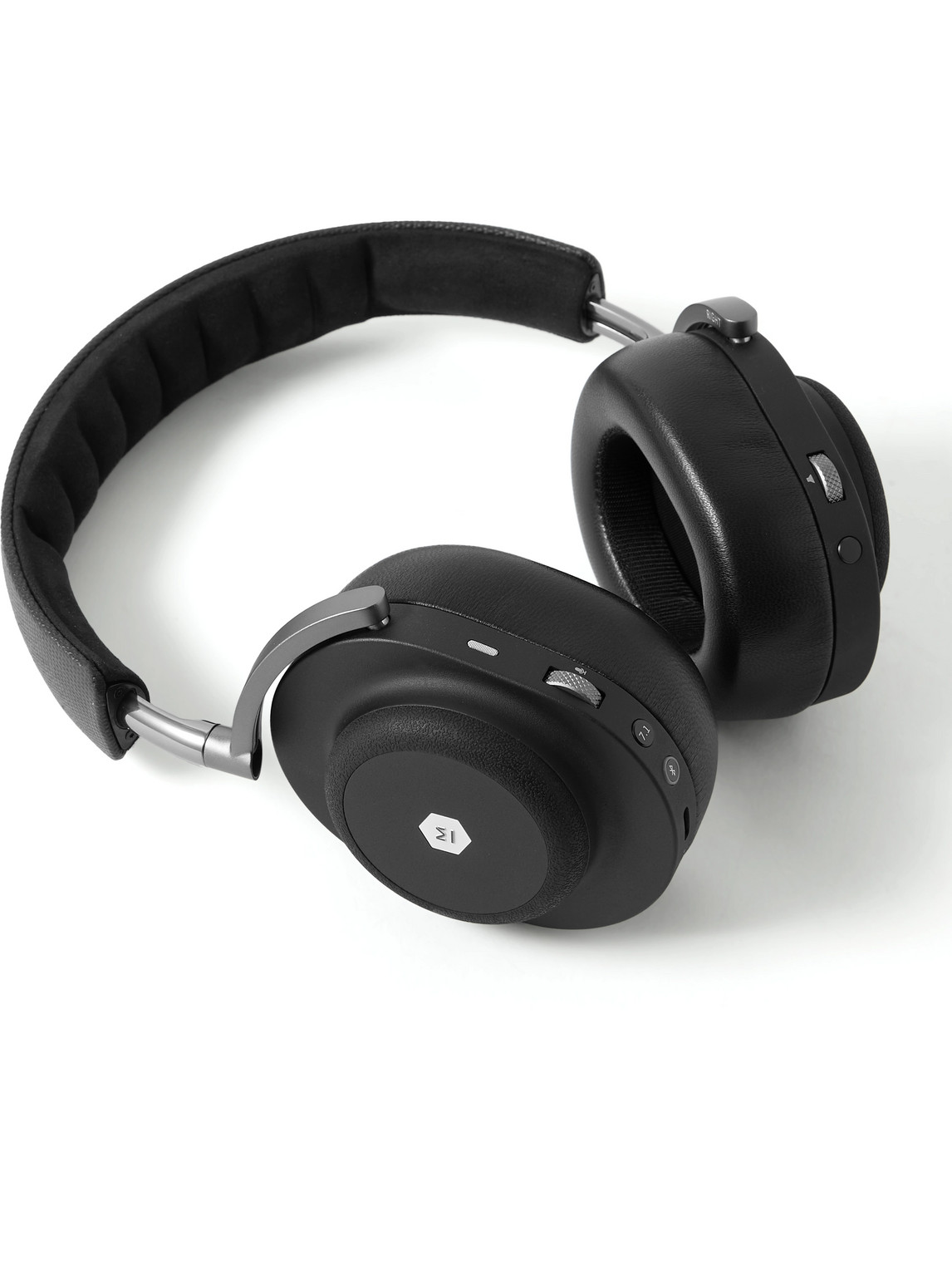 Master & Dynamic Mg20 Wireless Leather Over-ear Gaming Headphones In Black