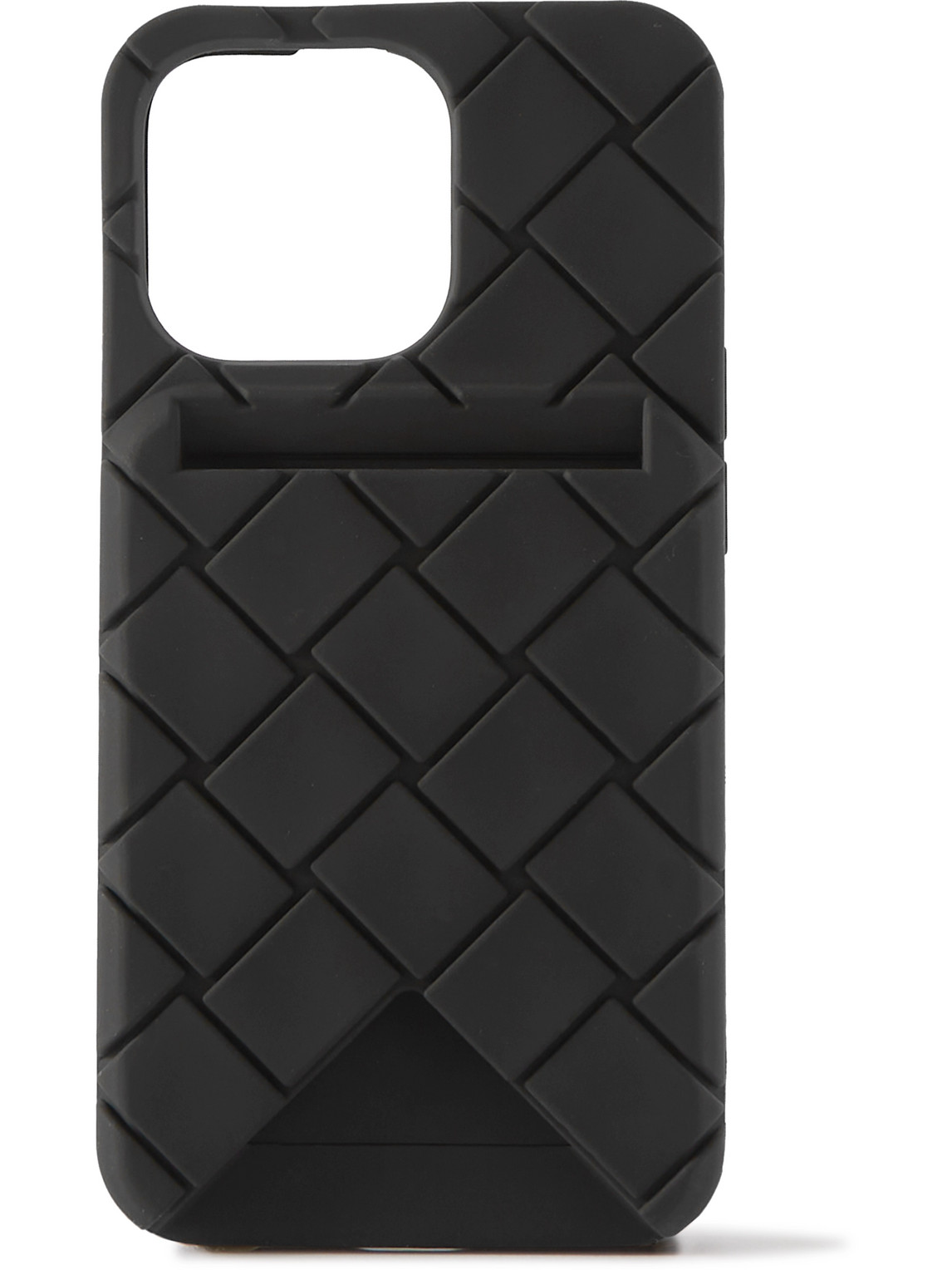 Mens Bags Cases Bottega Veneta Intrecciato Rubber Iphone 13 Case in Black for Men 