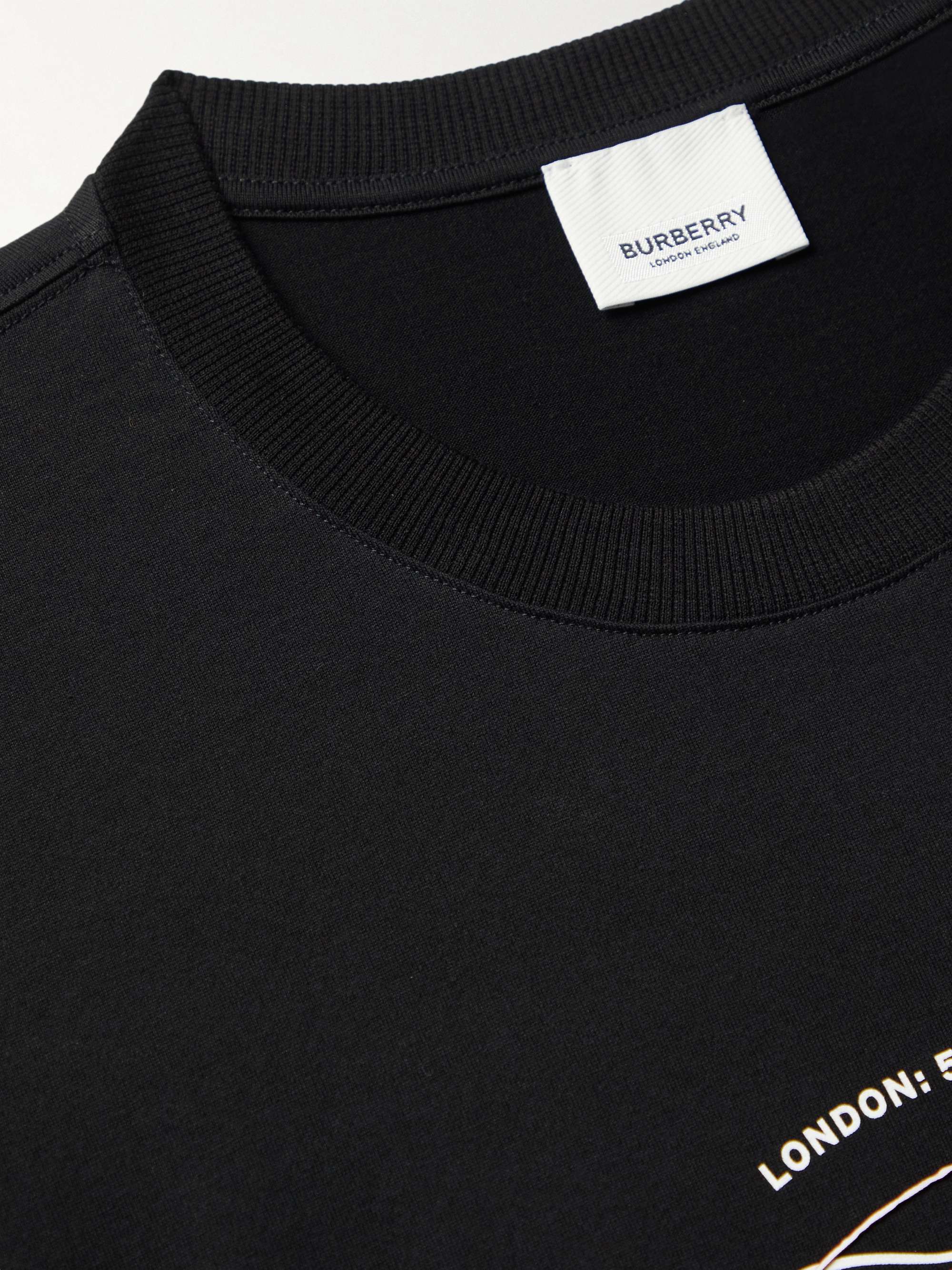 BURBERRY Printed Cotton-Jersey T-Shirt
