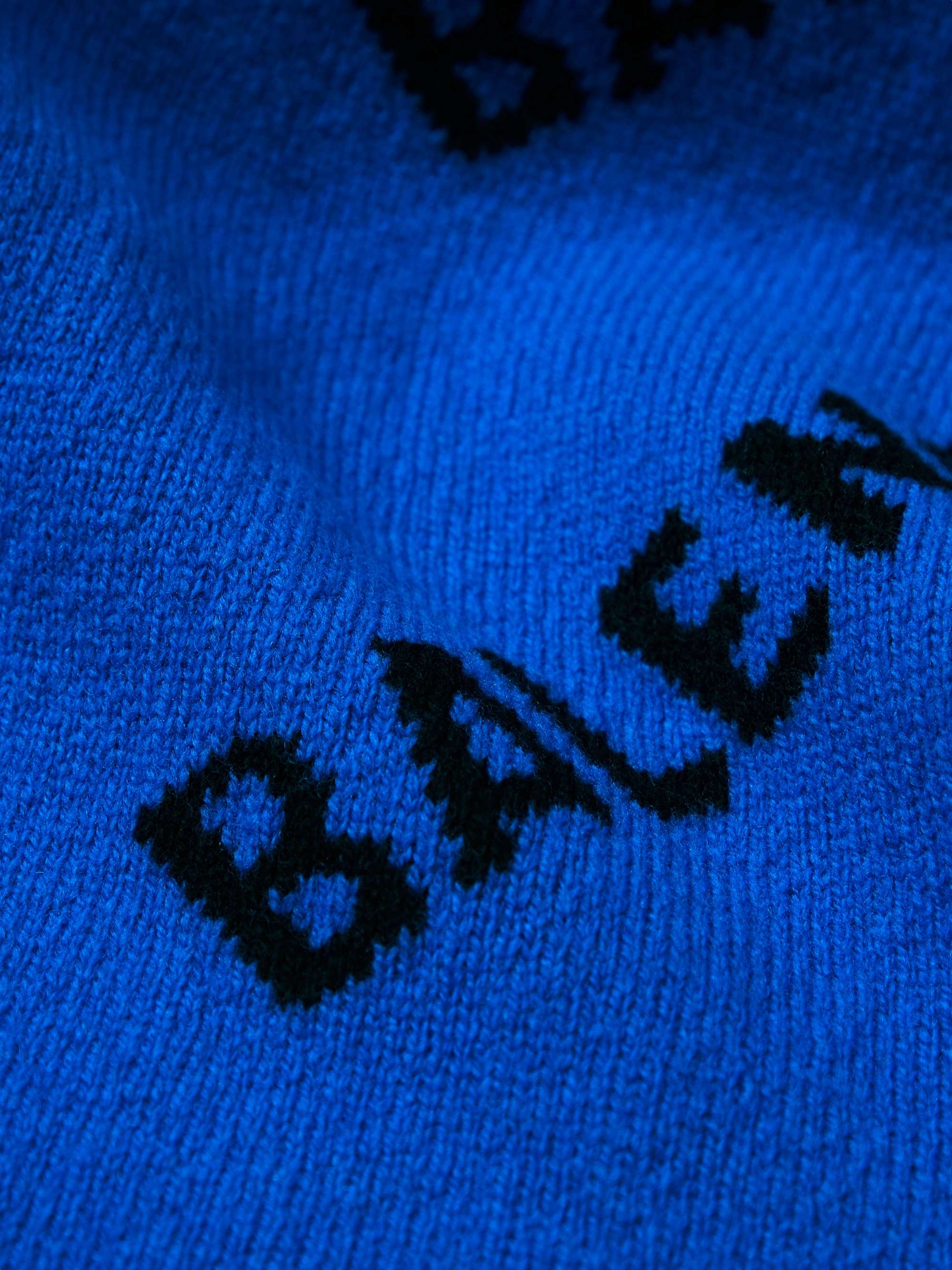 BALENCIAGA Logo-Jacquard Wool-Blend Scarf