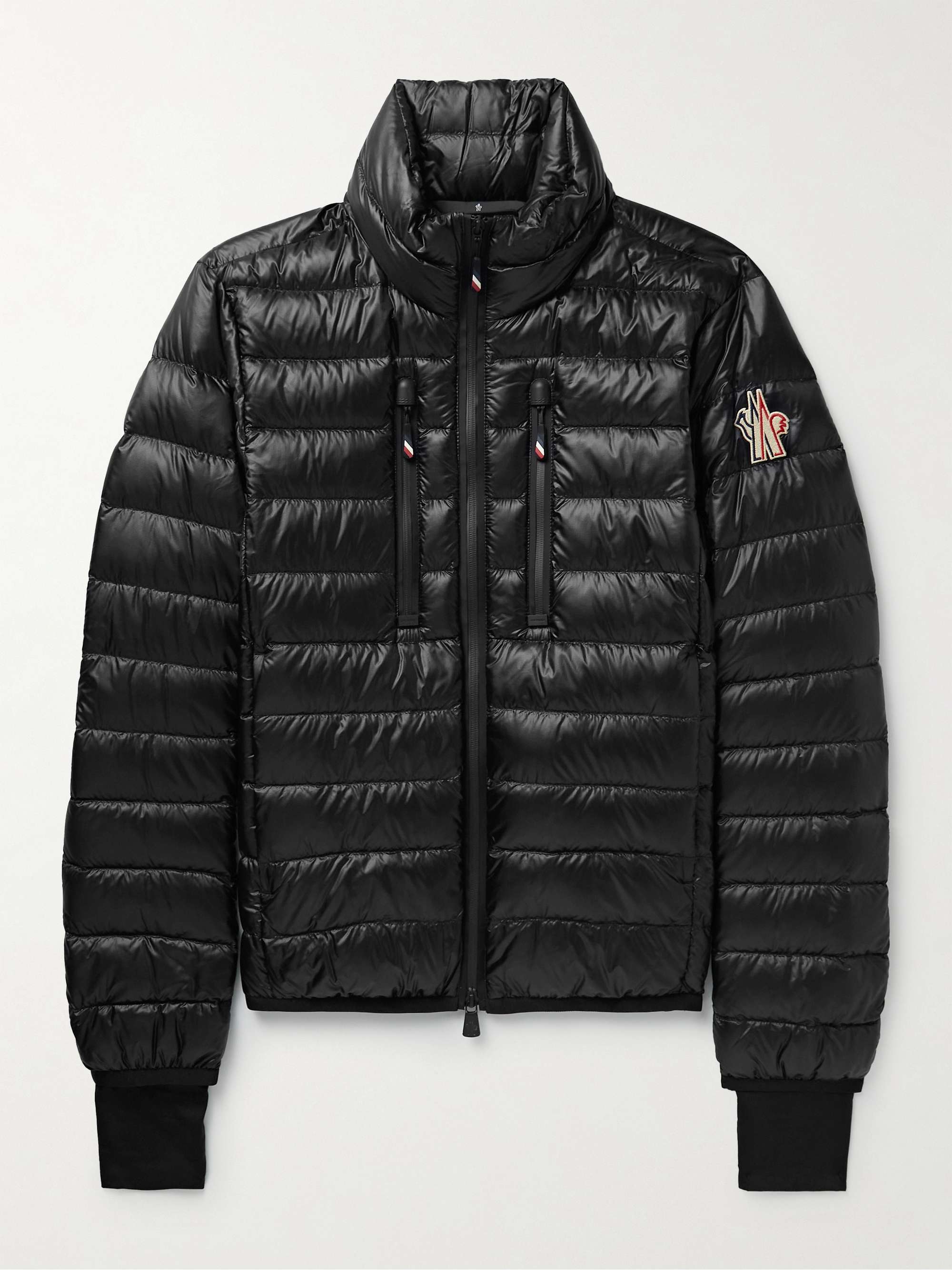 MONCLER GRENOBLE Hers Slim-Fit Logo-Appliquéd Quilted Shell Down Jacket