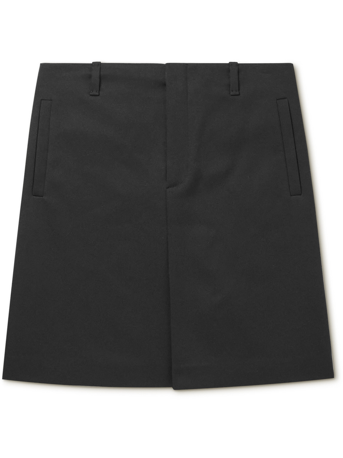 Pleated Recycled Canvas Skirt