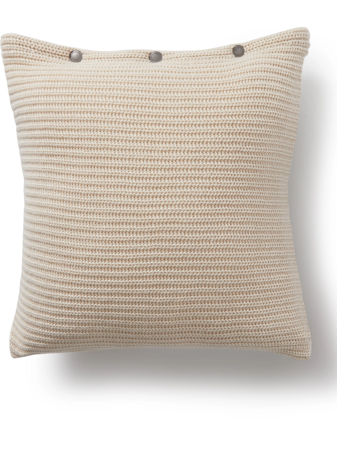 Ribbed Cashmere Down Cushion