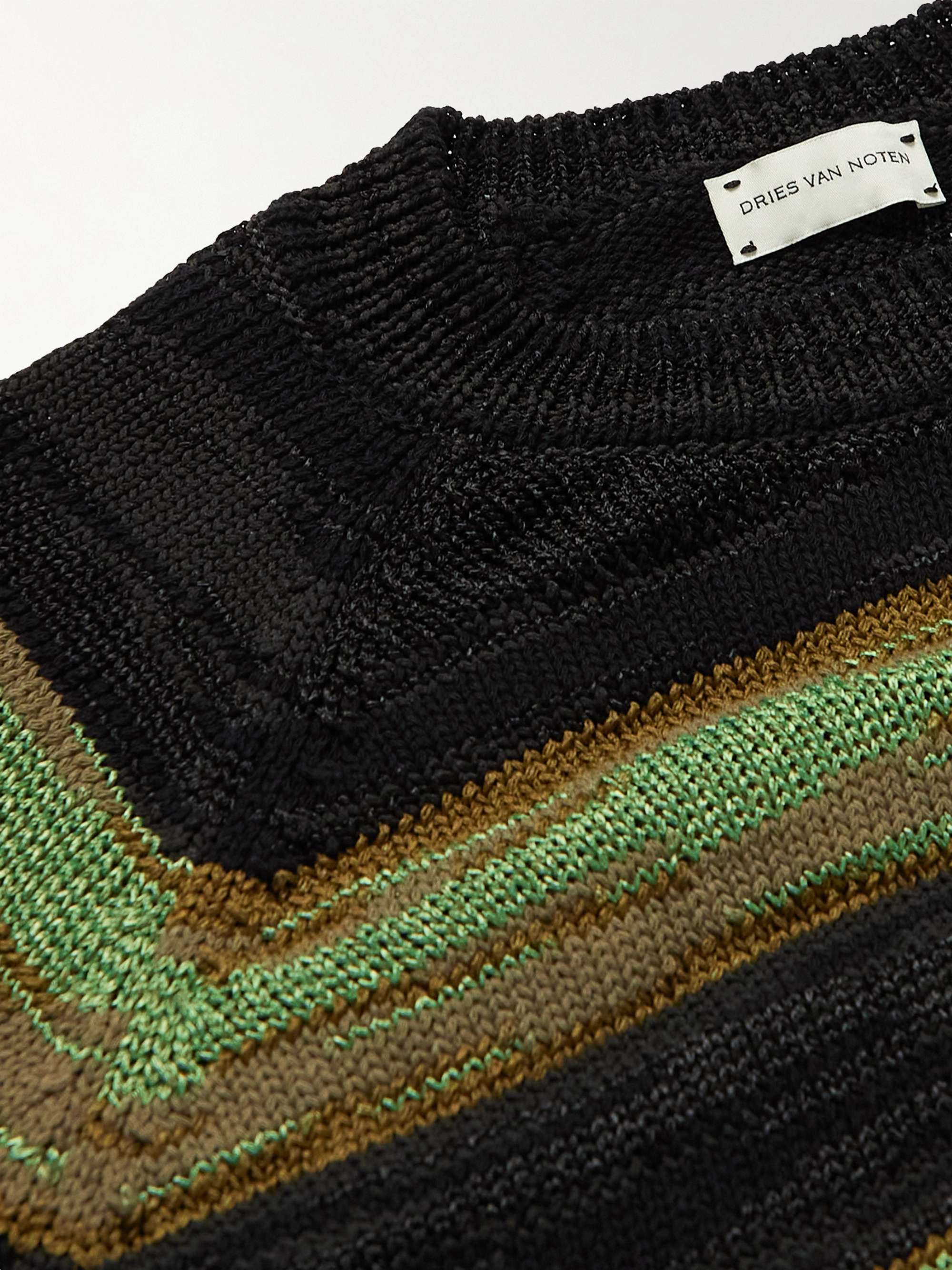 Intarsia-Knit Sweater