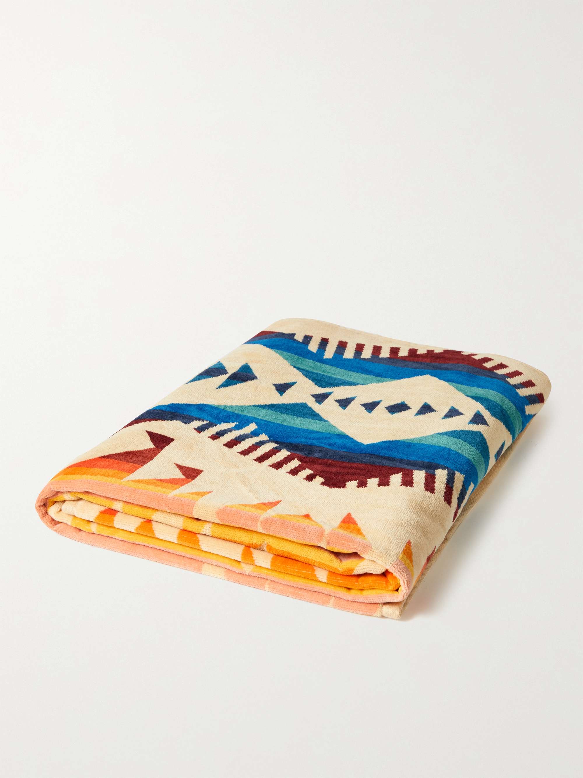 PENDLETON Cotton-Terry Jacquard Beach Towel
