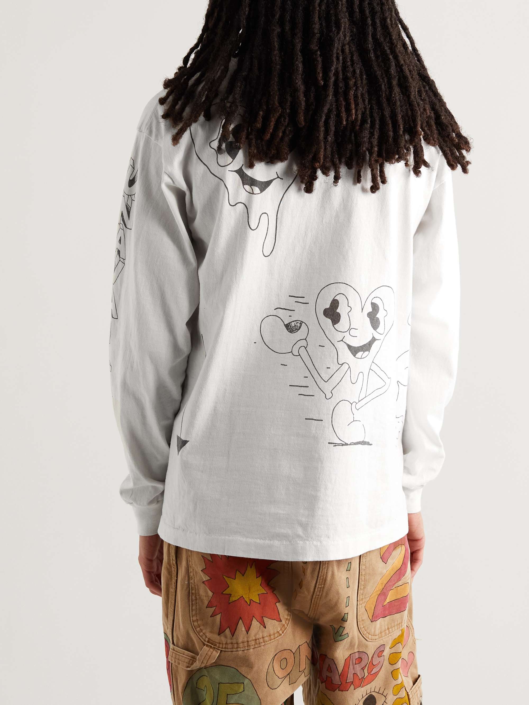 EMOTIONALLY UNAVAILABLE + Stefan Meier Printed Cotton-Jersey T-Shirt