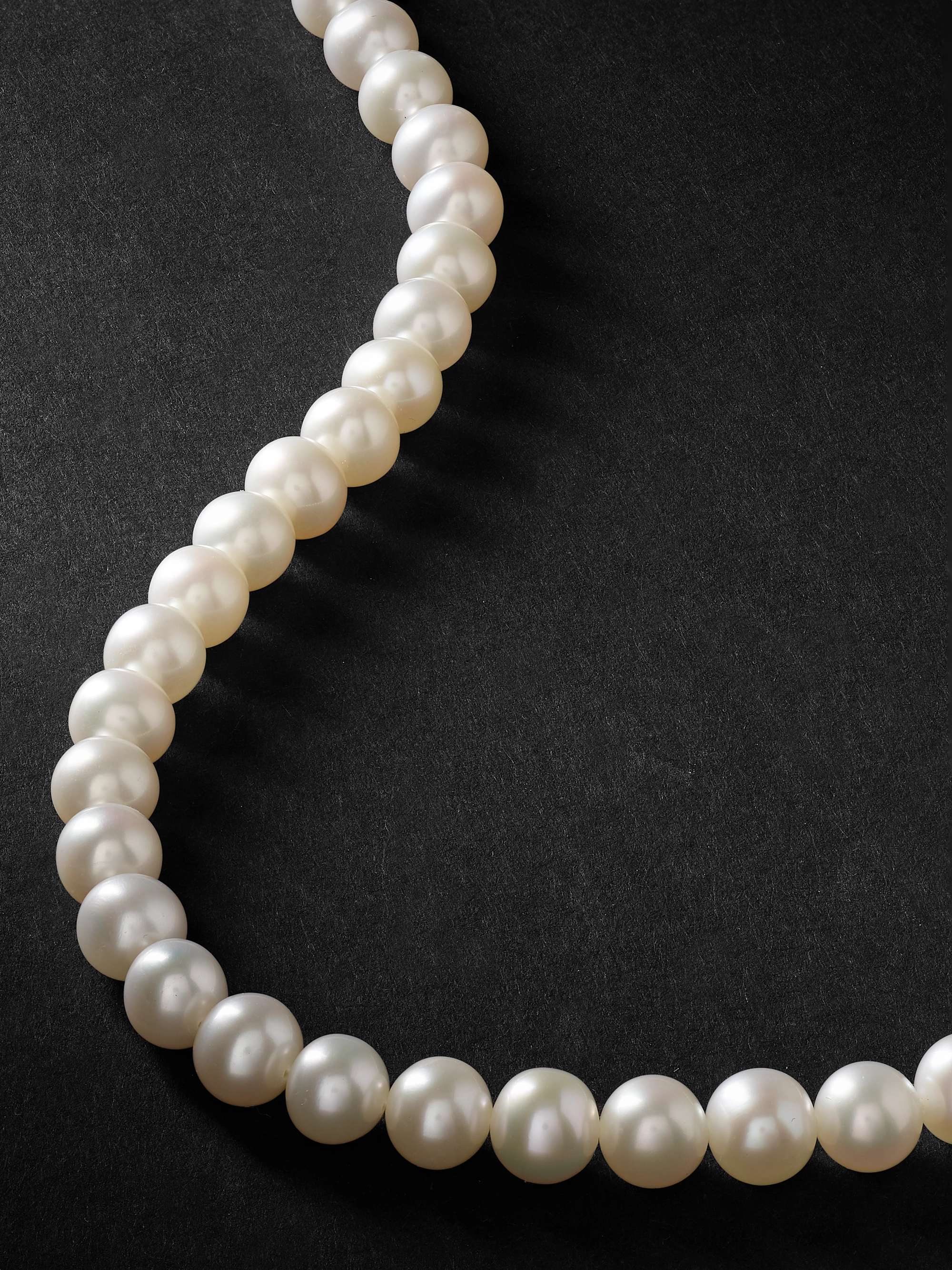 MATEO Gold Pearl Necklace