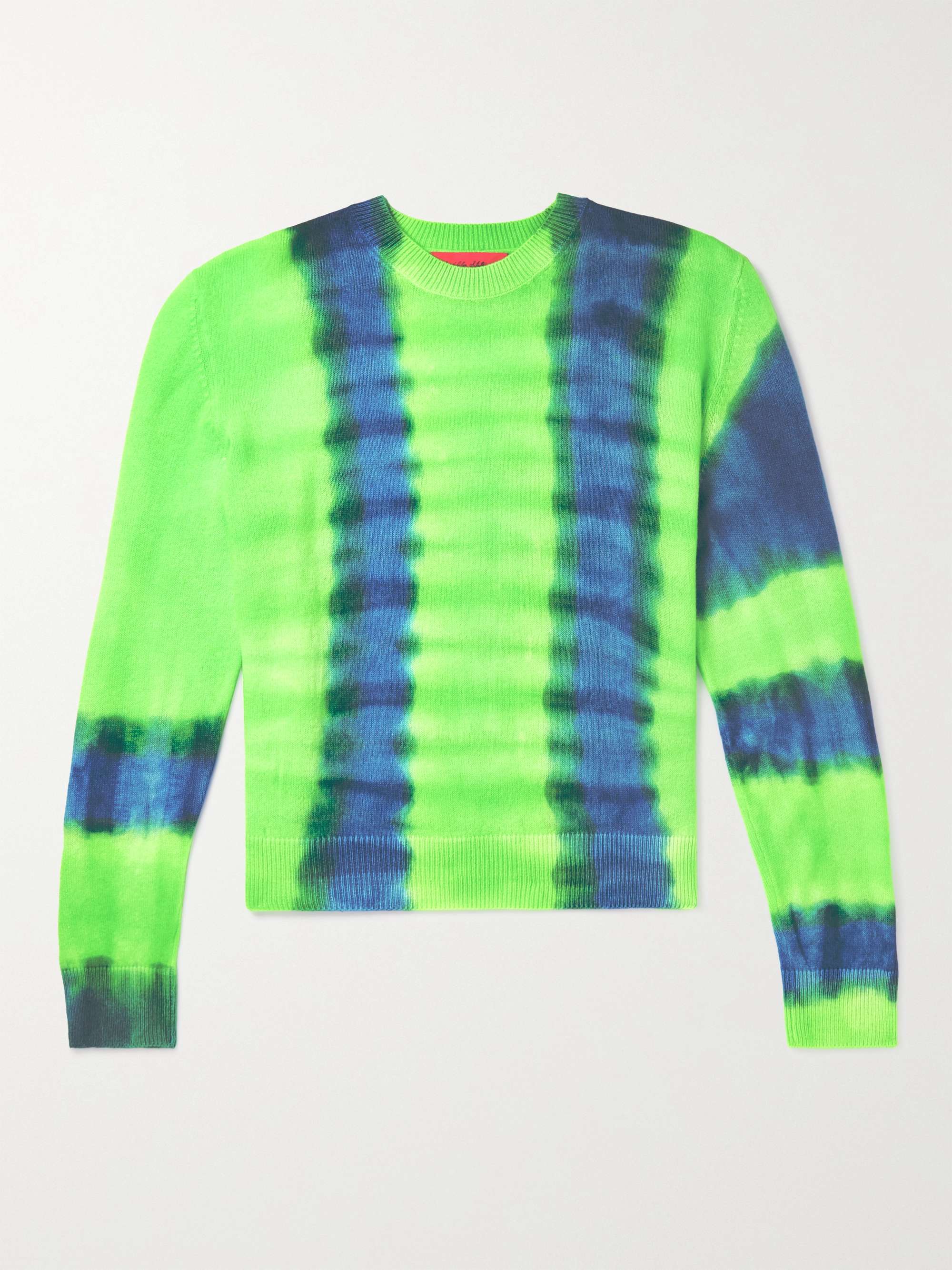 THE ELDER STATESMAN Hazen Tranquility Tie-Dyed Cashmere Sweater