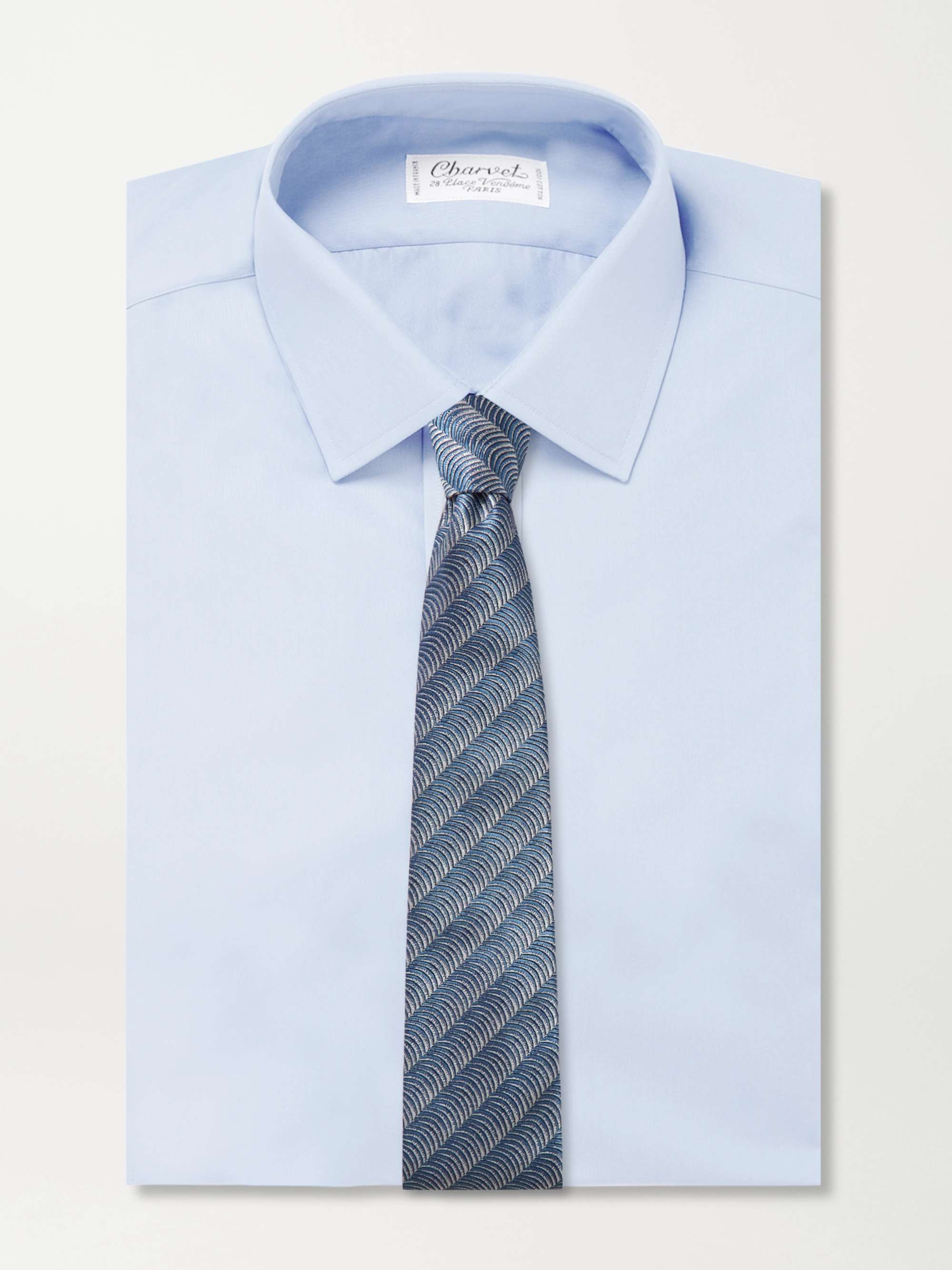 CHARVET 9cm Silk-Jacquard Tie