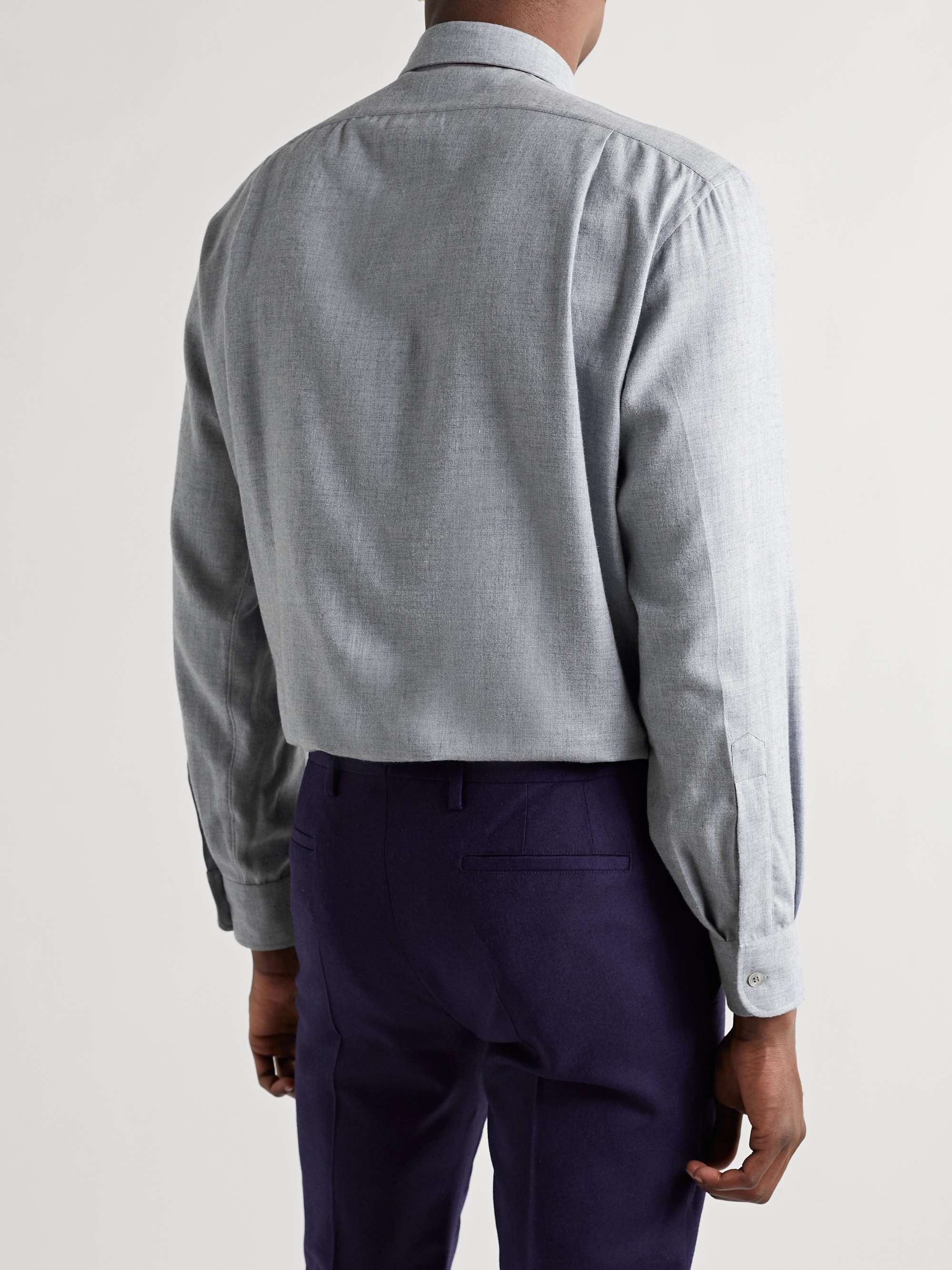 CHARVET Cotton and Wool-Blend Shirt