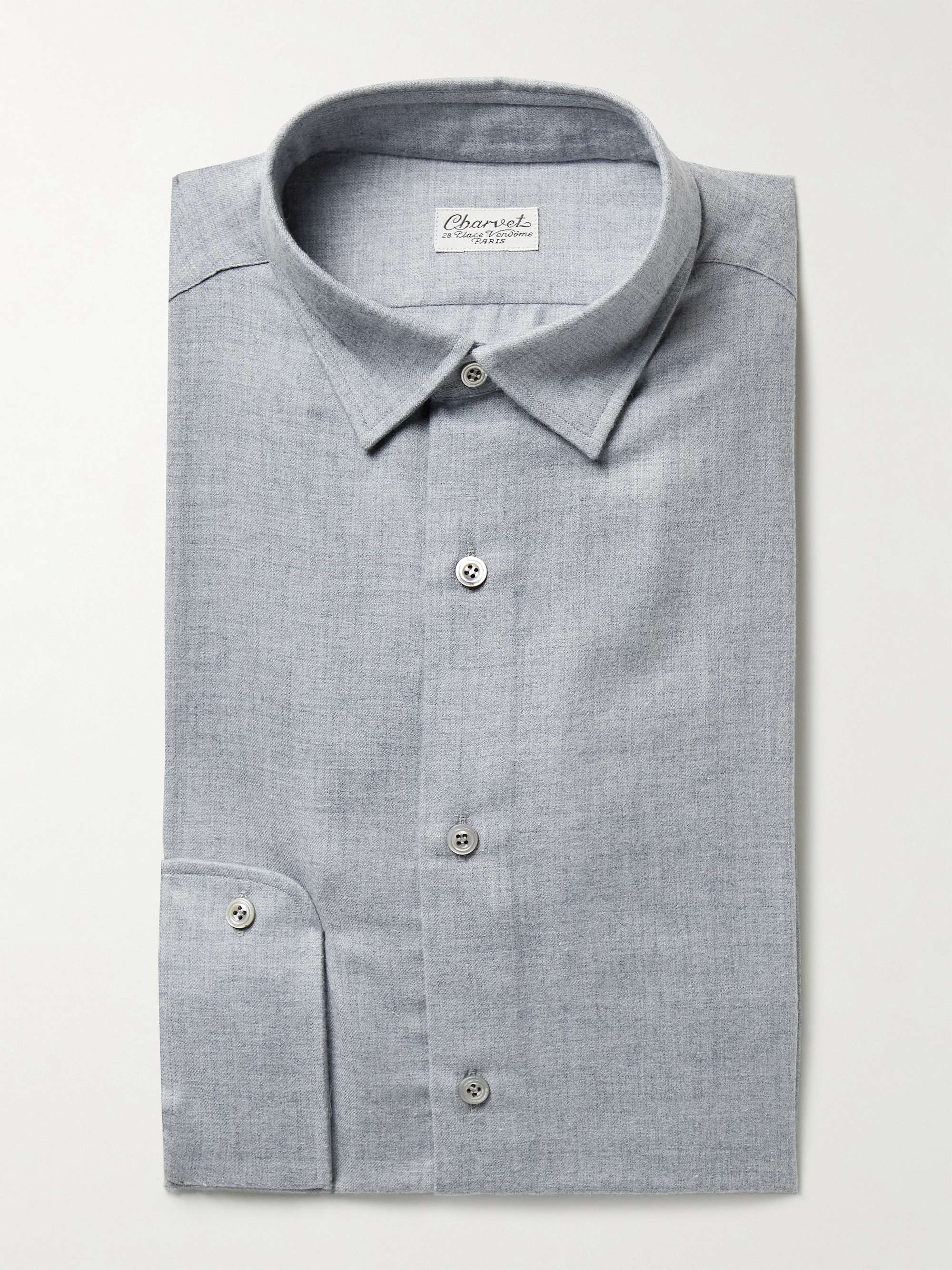 CHARVET Cotton and Wool-Blend Shirt