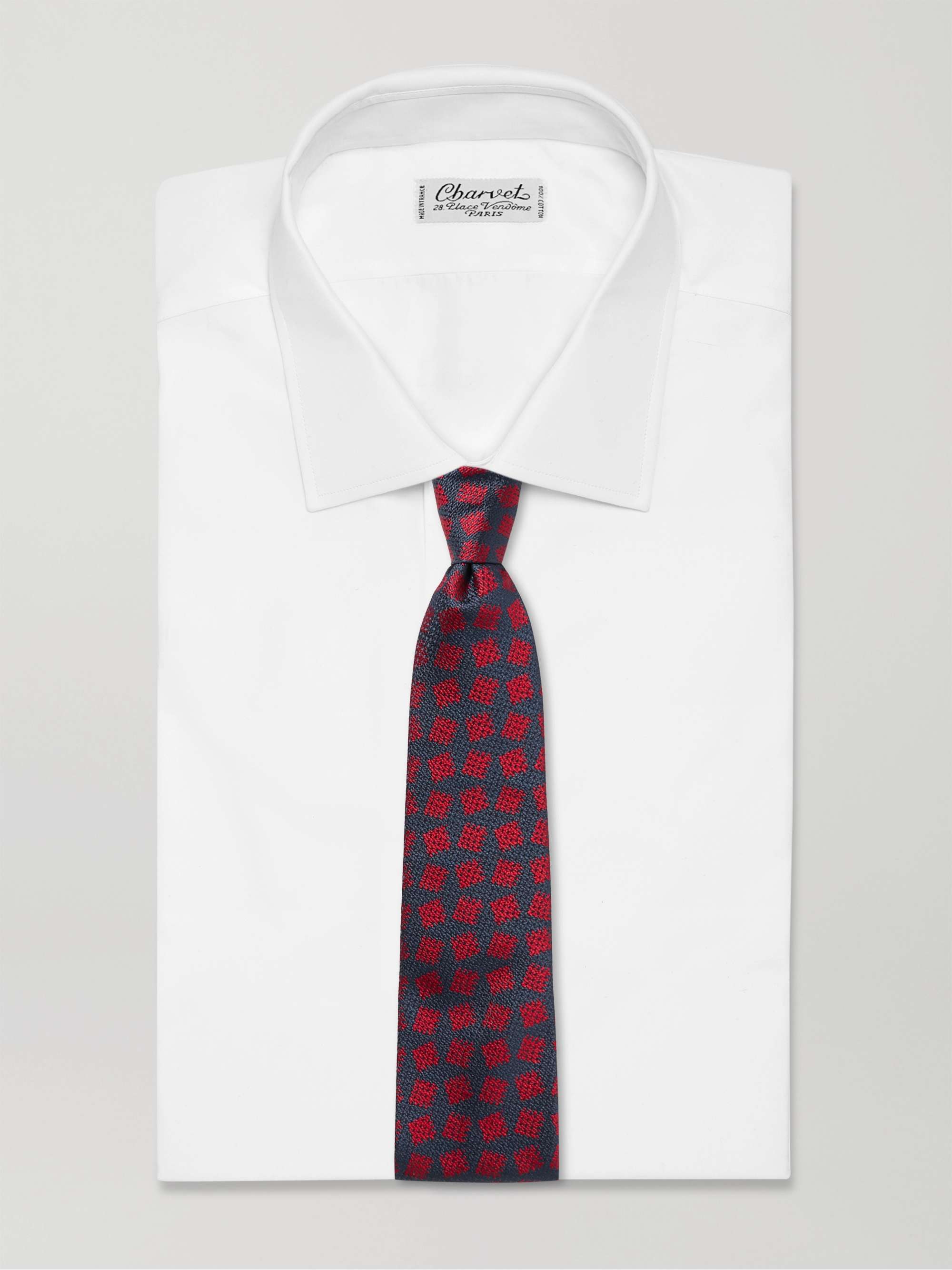 CHARVET 9cm Silk-Jacquard Tie