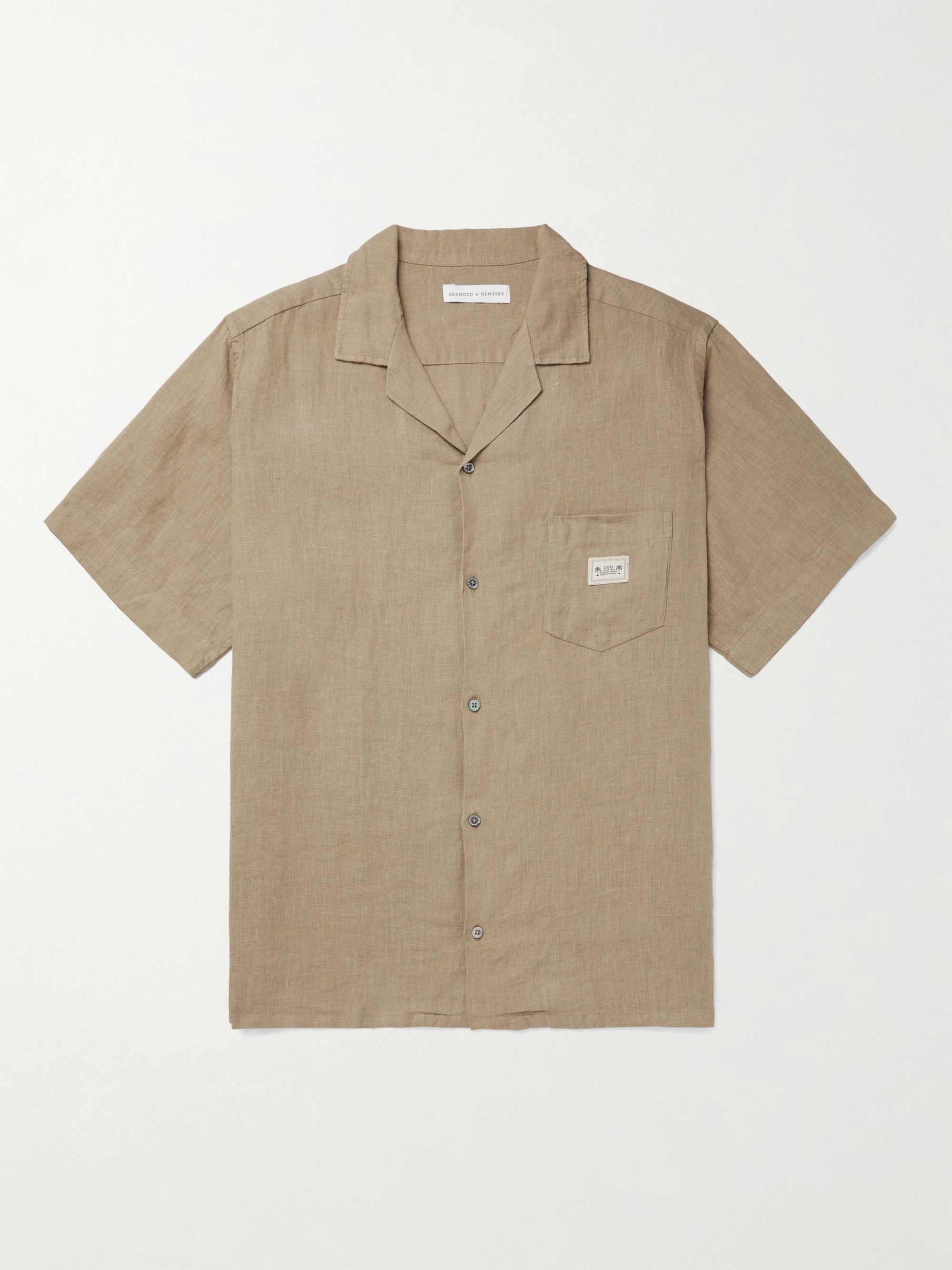 mrporter.com | Camp-Collar Linen Pyjama Shirt