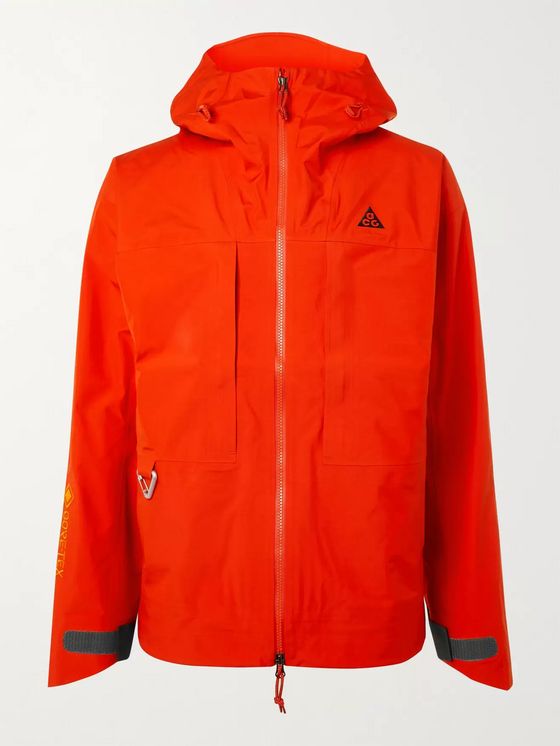 red nike waterproof jacket