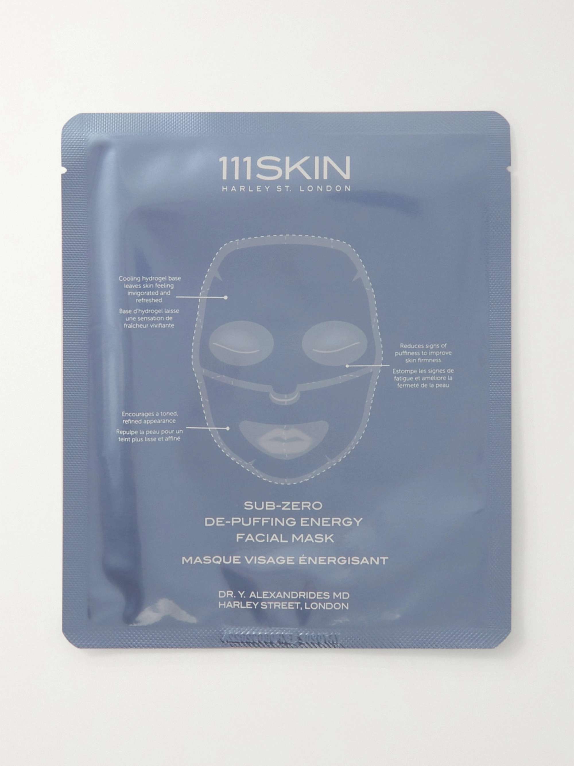 111SKIN Sub-Zero De-Puffing Energy Facial Masks, 5 x 30ml