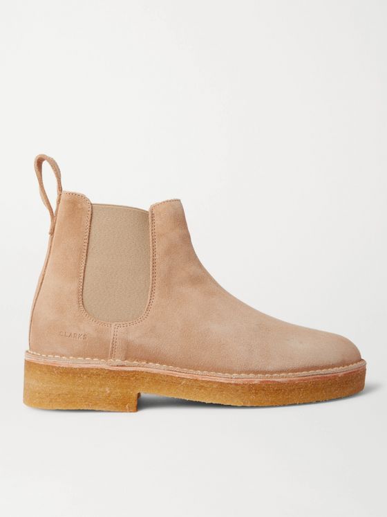 clarks suede chelsea boots
