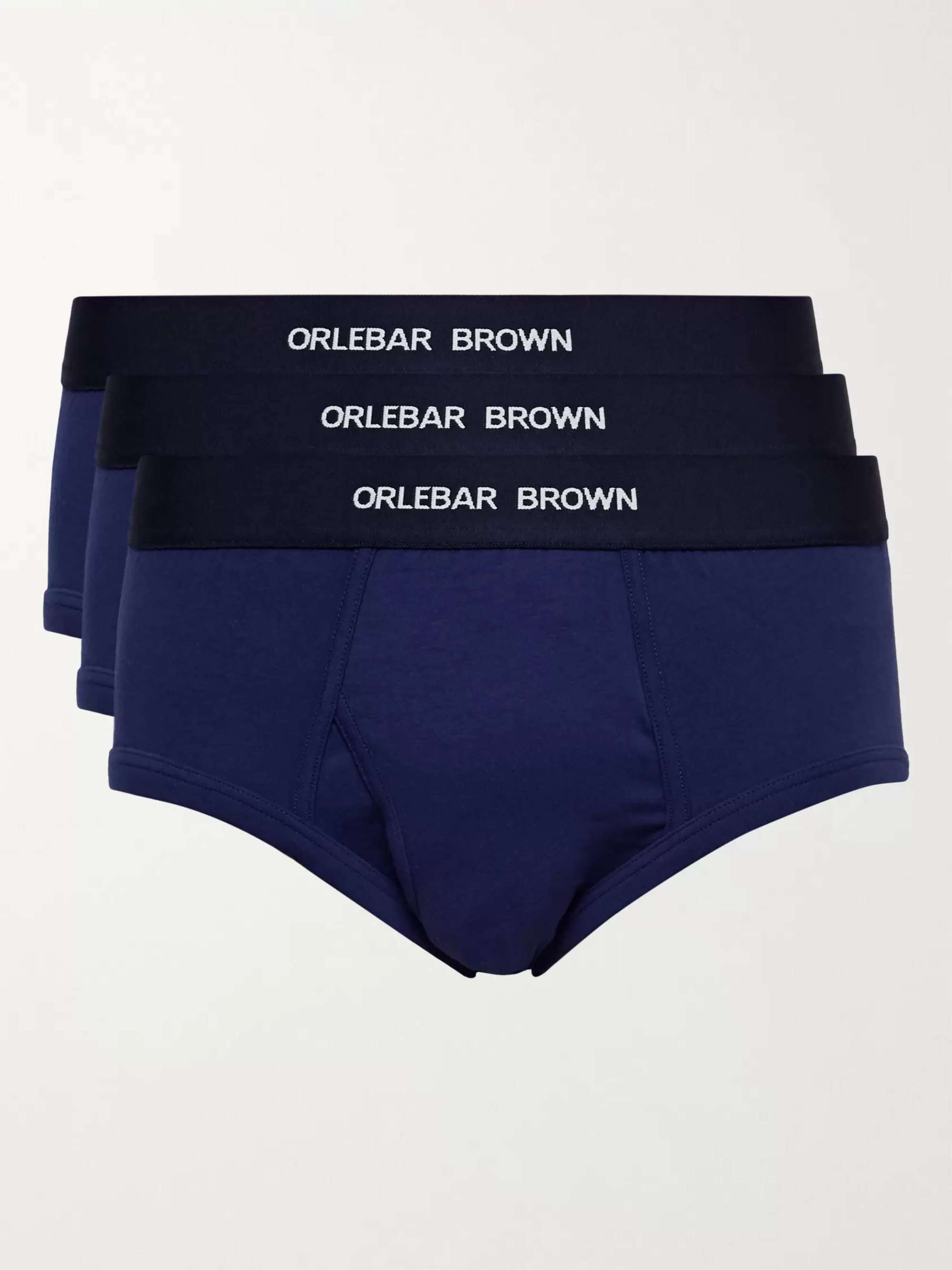 ORLEBAR BROWN Three-Pack Stretch-Cotton Briefs