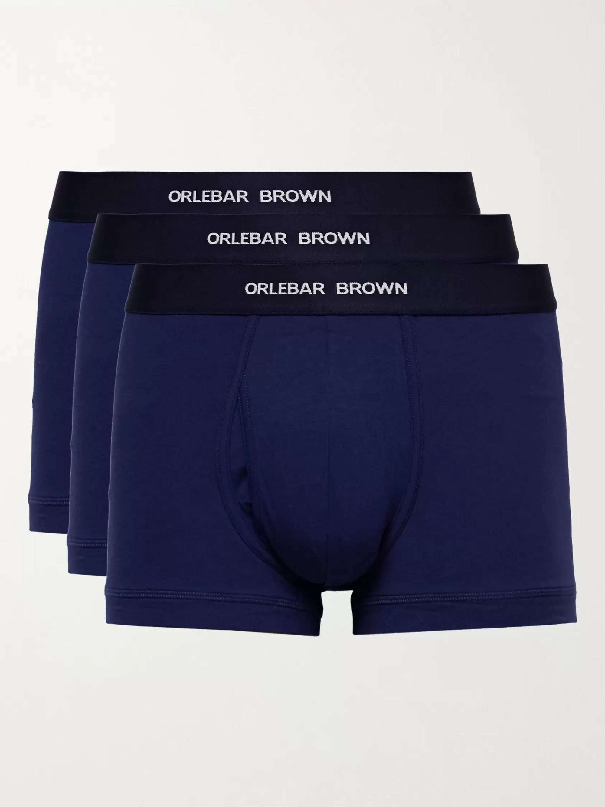 ORLEBAR BROWN Three-Pack Stretch-Cotton Boxer Briefs