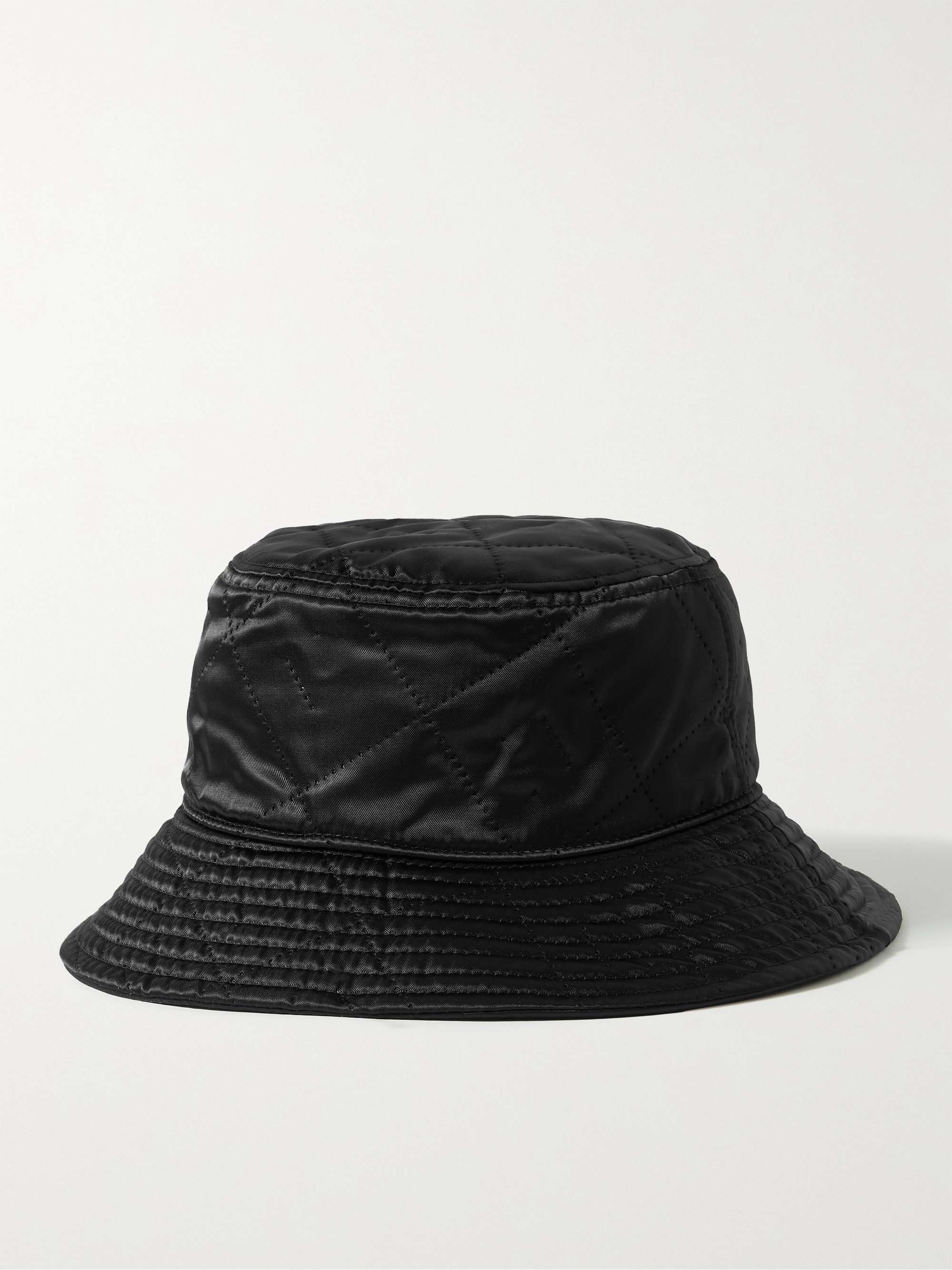 ACNE STUDIOS Logo-Appliquéd Quilted Shell Bucket Hat