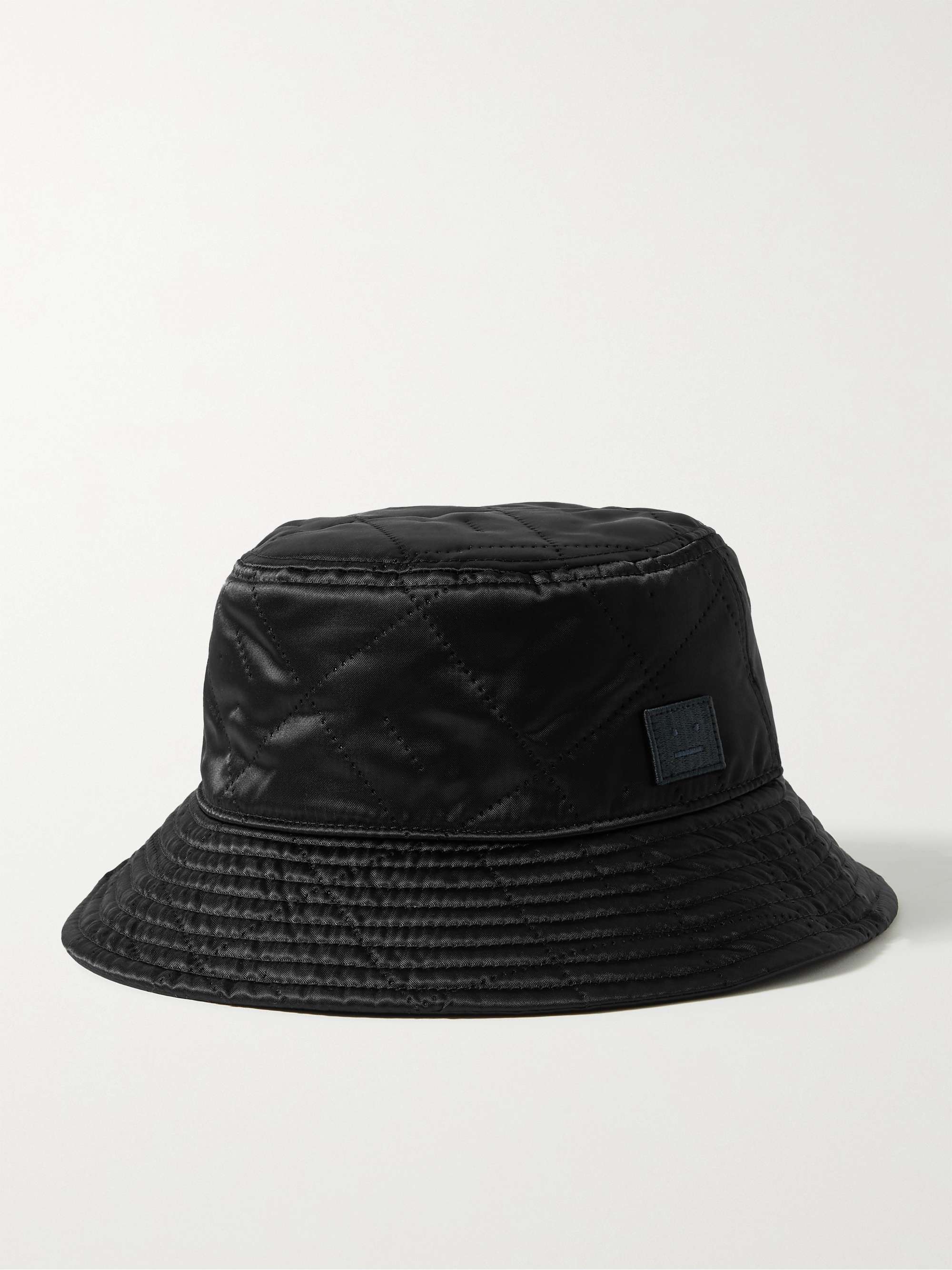 ACNE STUDIOS Logo-Appliquéd Quilted Shell Bucket Hat