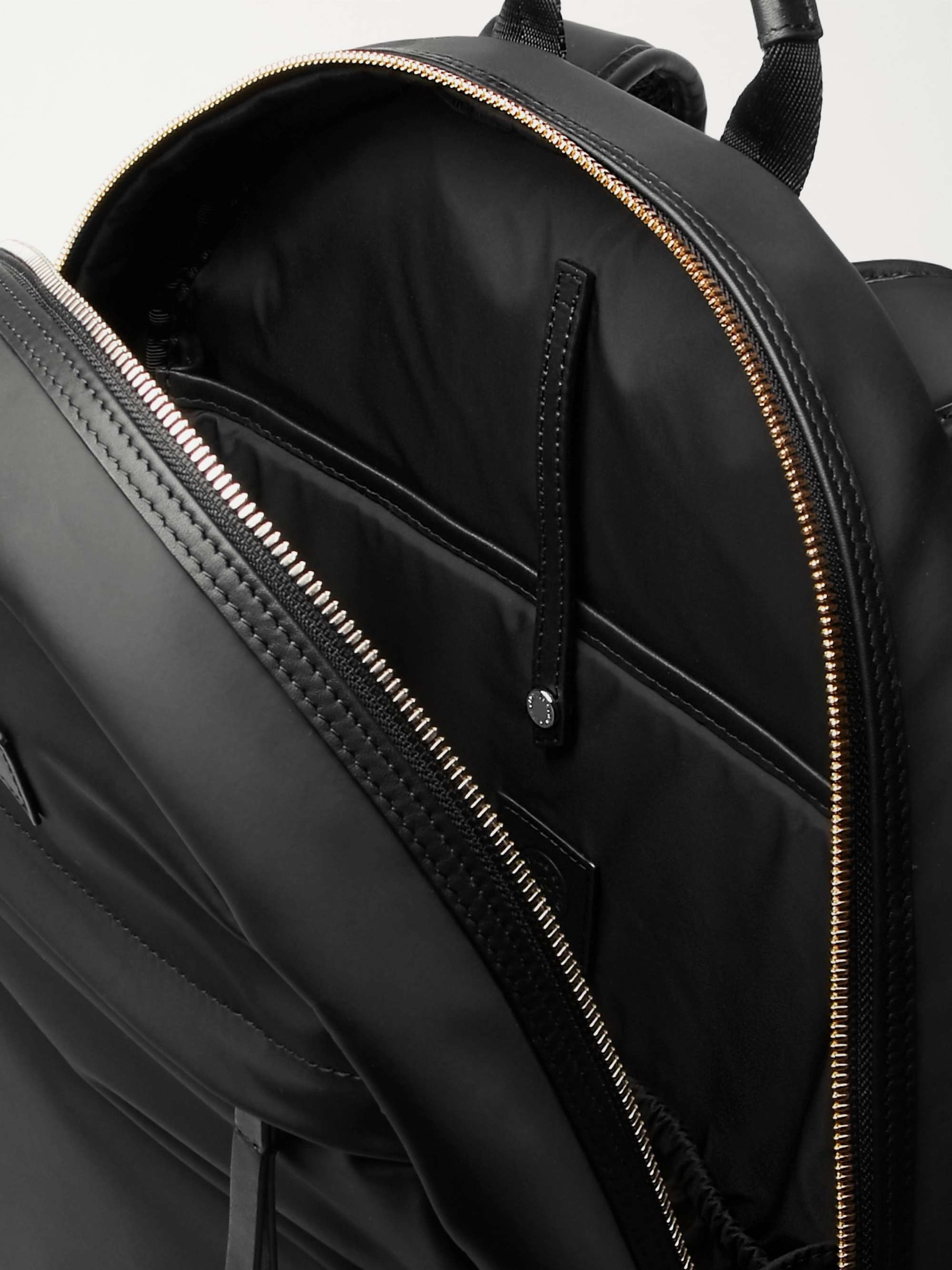 WANT LES ESSENTIELS Kastrup Leather-Trimmed Shell Backpack