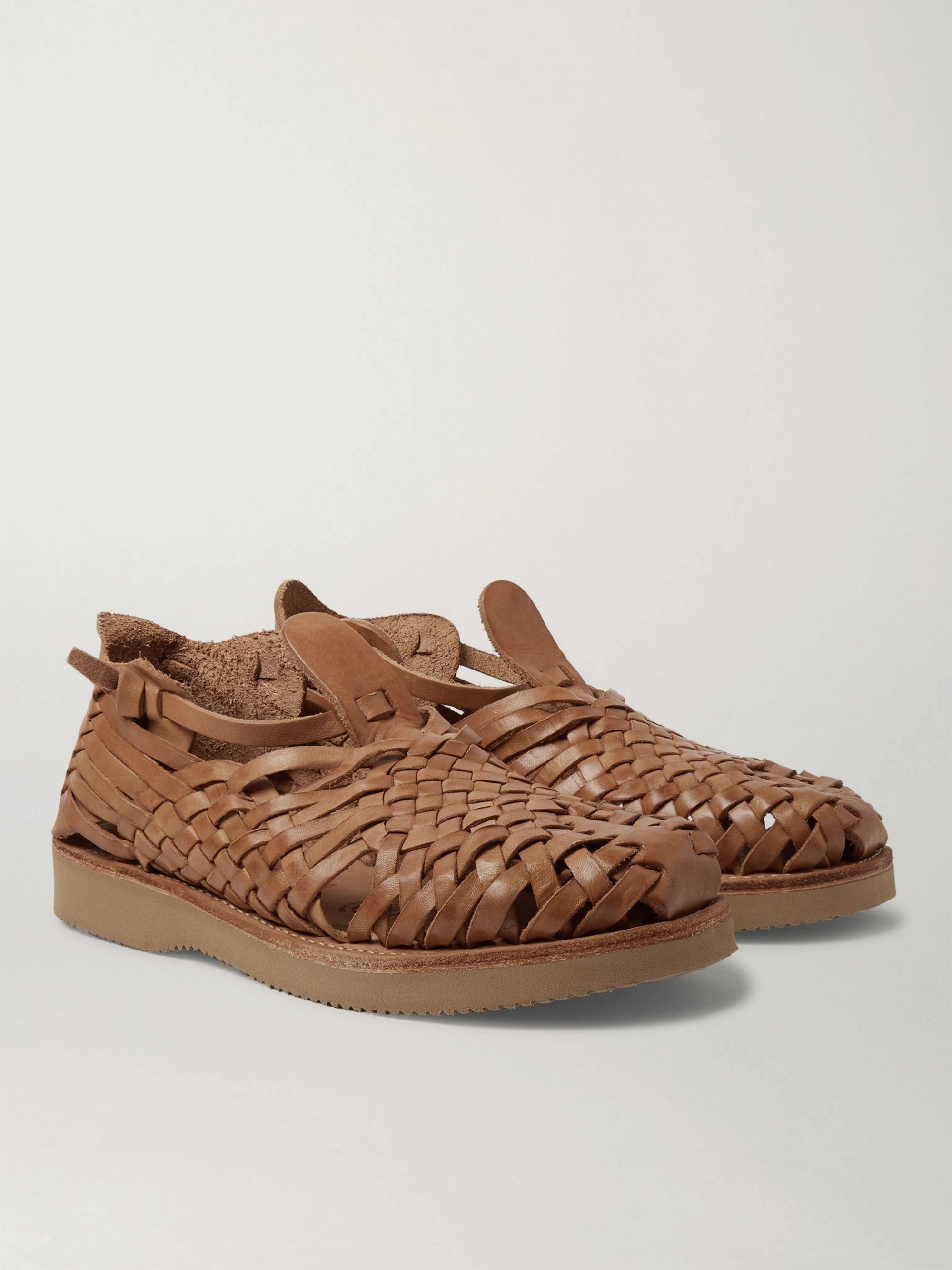 Sand Cruz Woven Leather Huarache 
