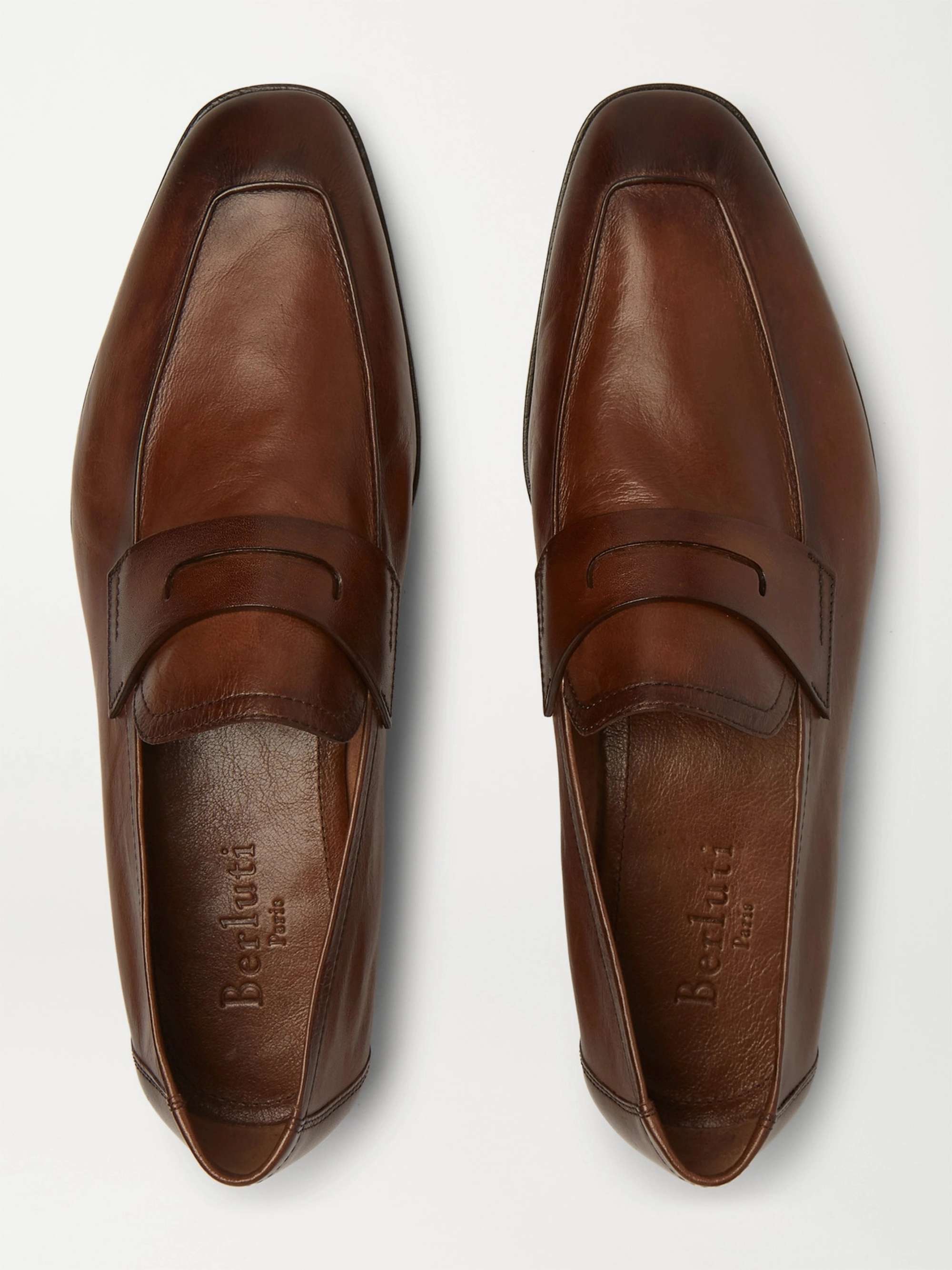 BERLUTI Lorenzo Leather Loafers