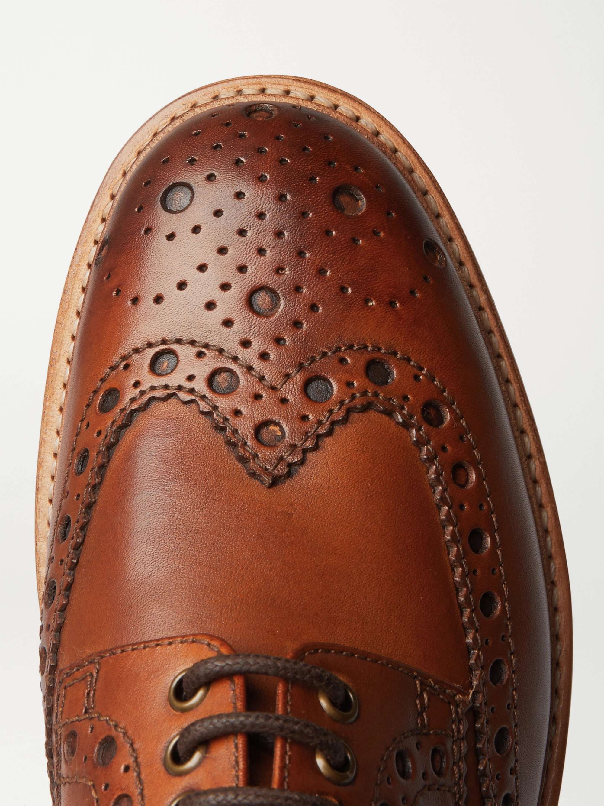 GRENSON Archie Leather Wingtip Brogues